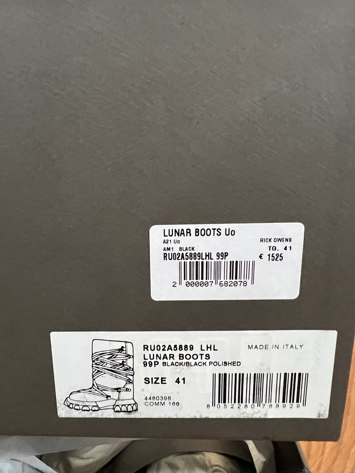 Rick Owens RICK OWENS PONY HAIR LUNAR BOOTS Size US 8 / EU 41 - 7 Thumbnail