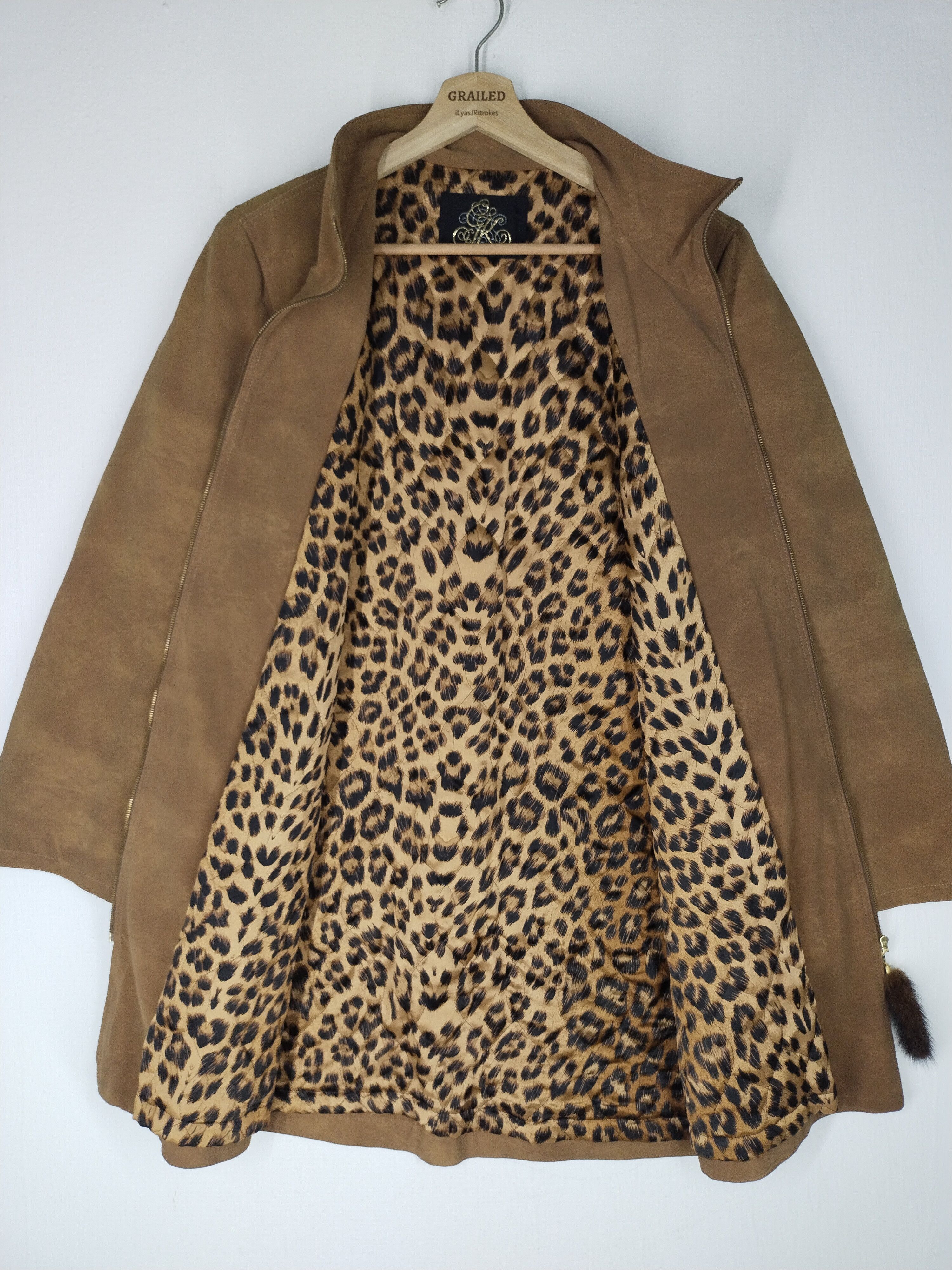 Japanese Brand VINTAGE COAT EMBROIDERY TIGER CHEETAH DESIGN JAPANESE BRAND Size L / US 10 / IT 46 - 1 Thumbnail