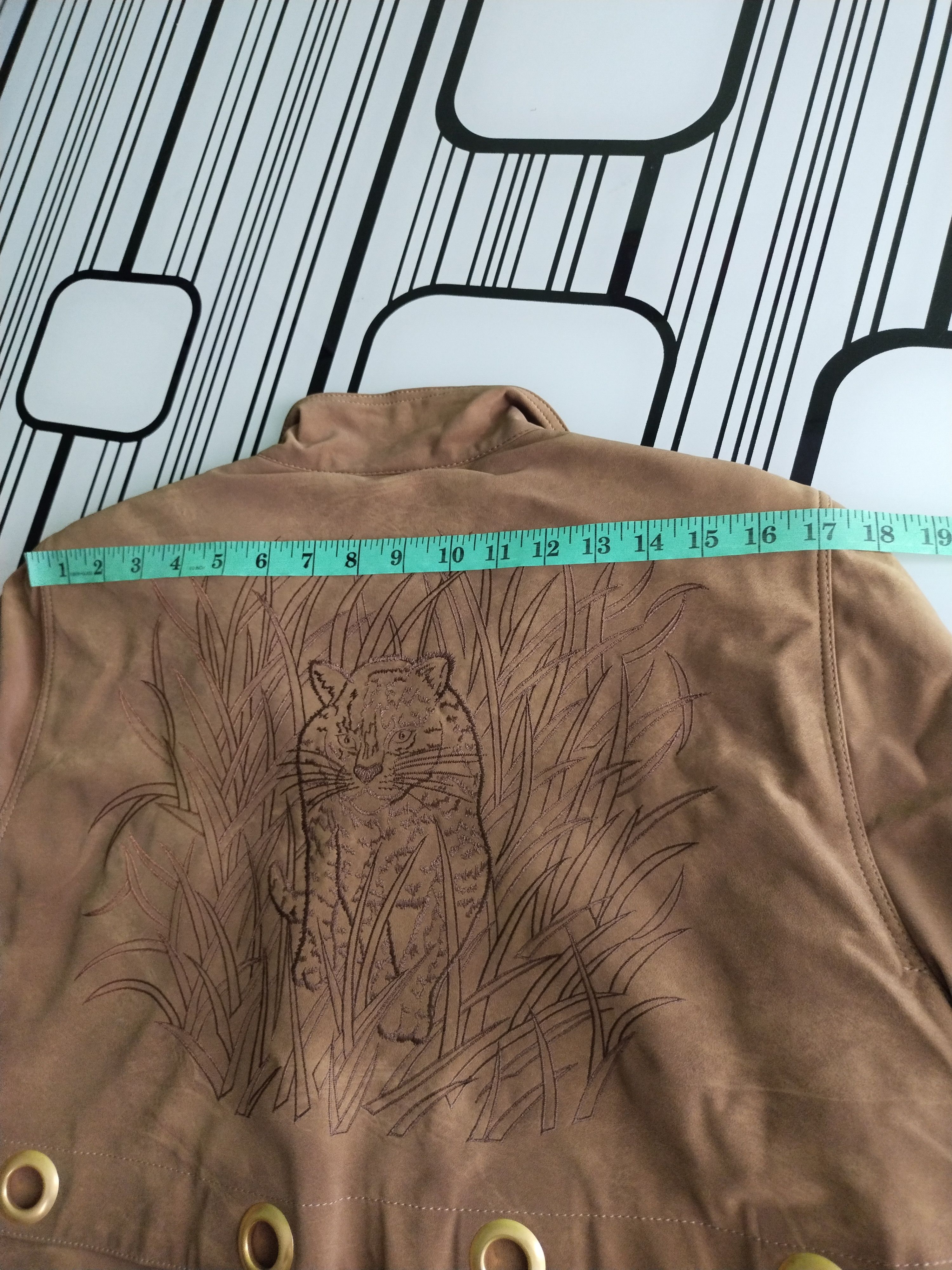 Japanese Brand VINTAGE COAT EMBROIDERY TIGER CHEETAH DESIGN JAPANESE BRAND Size L / US 10 / IT 46 - 20 Thumbnail