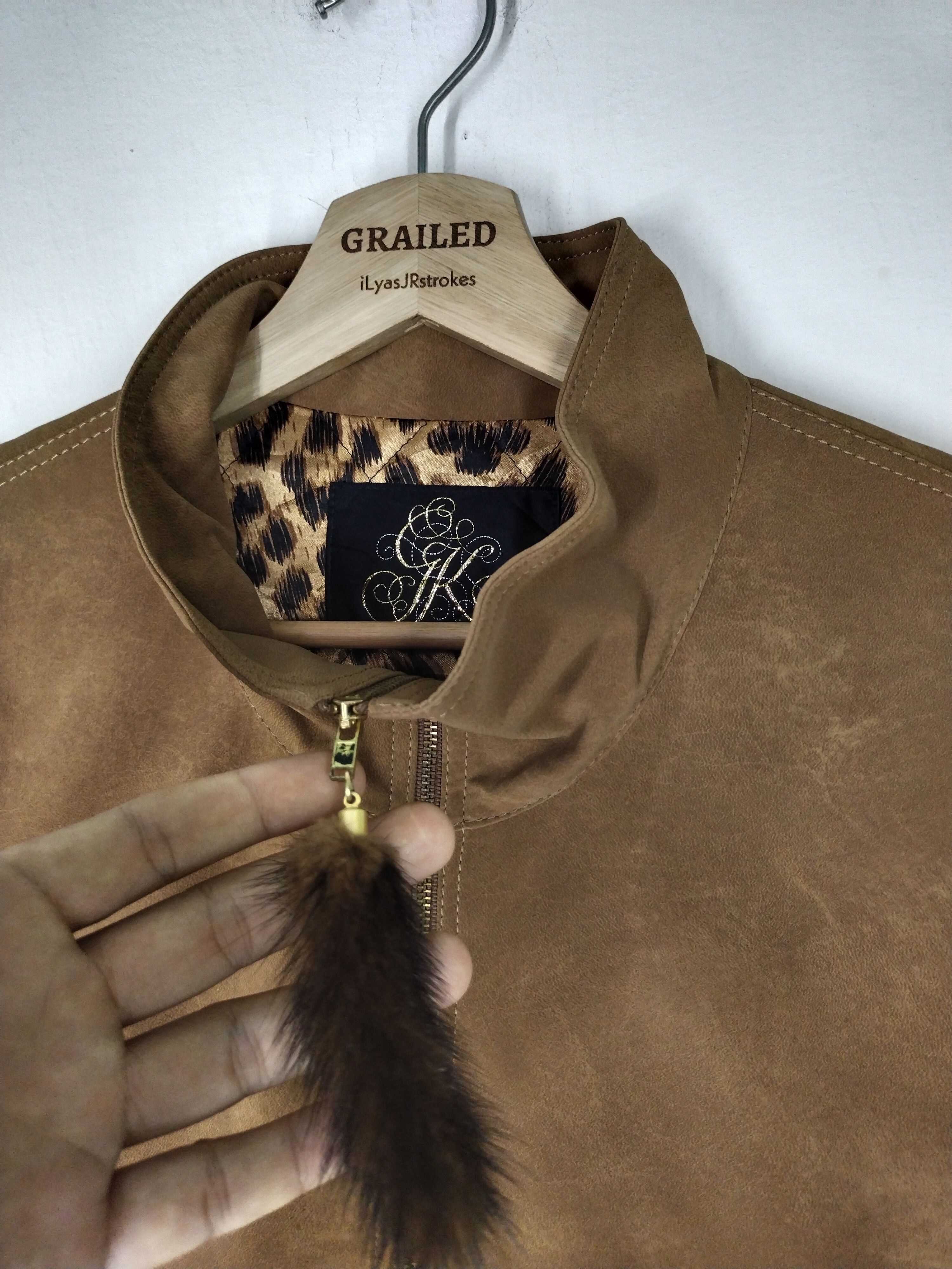 Japanese Brand VINTAGE COAT EMBROIDERY TIGER CHEETAH DESIGN JAPANESE BRAND Size L / US 10 / IT 46 - 6 Thumbnail