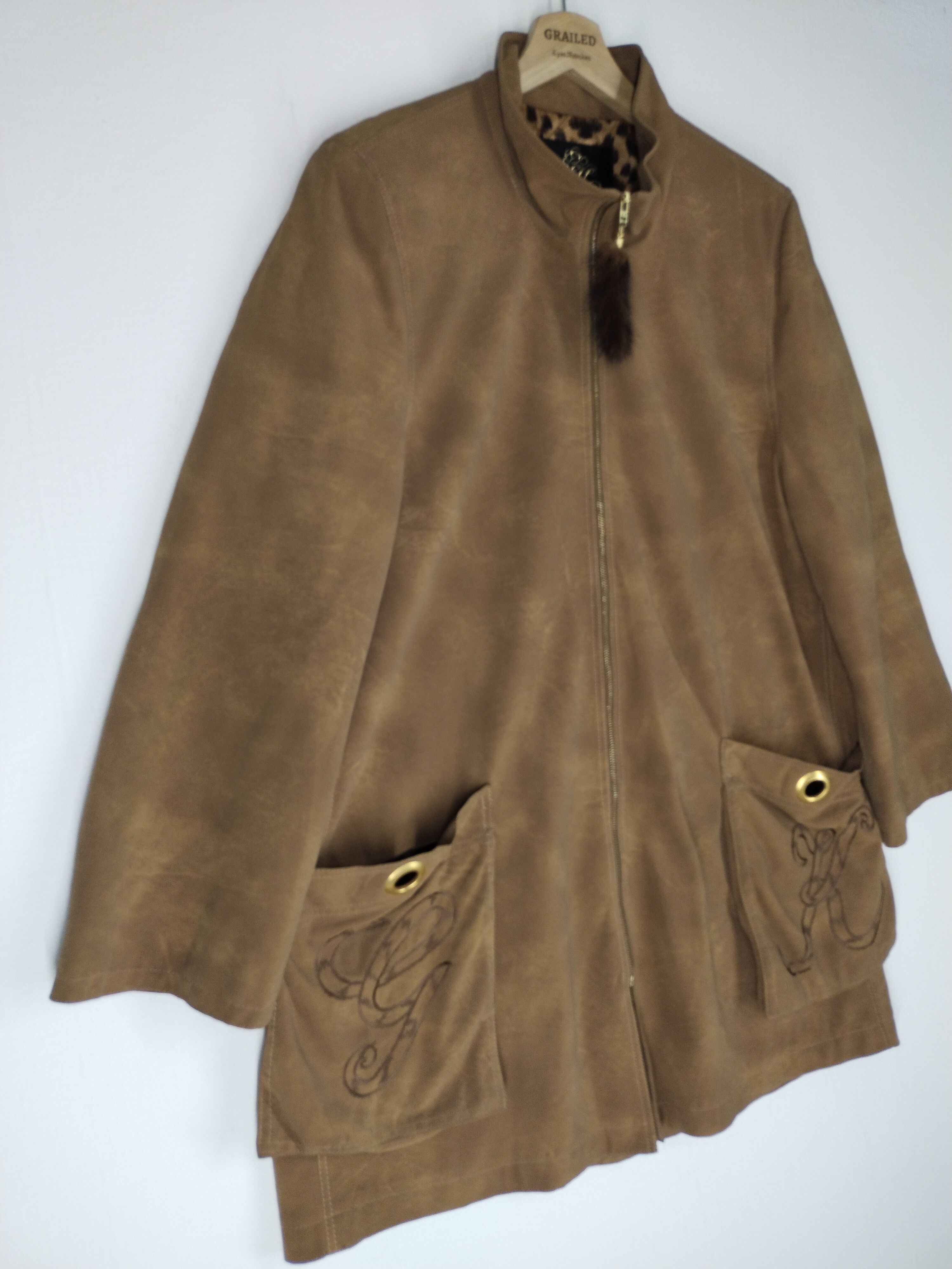 Japanese Brand VINTAGE COAT EMBROIDERY TIGER CHEETAH DESIGN JAPANESE BRAND Size L / US 10 / IT 46 - 3 Thumbnail