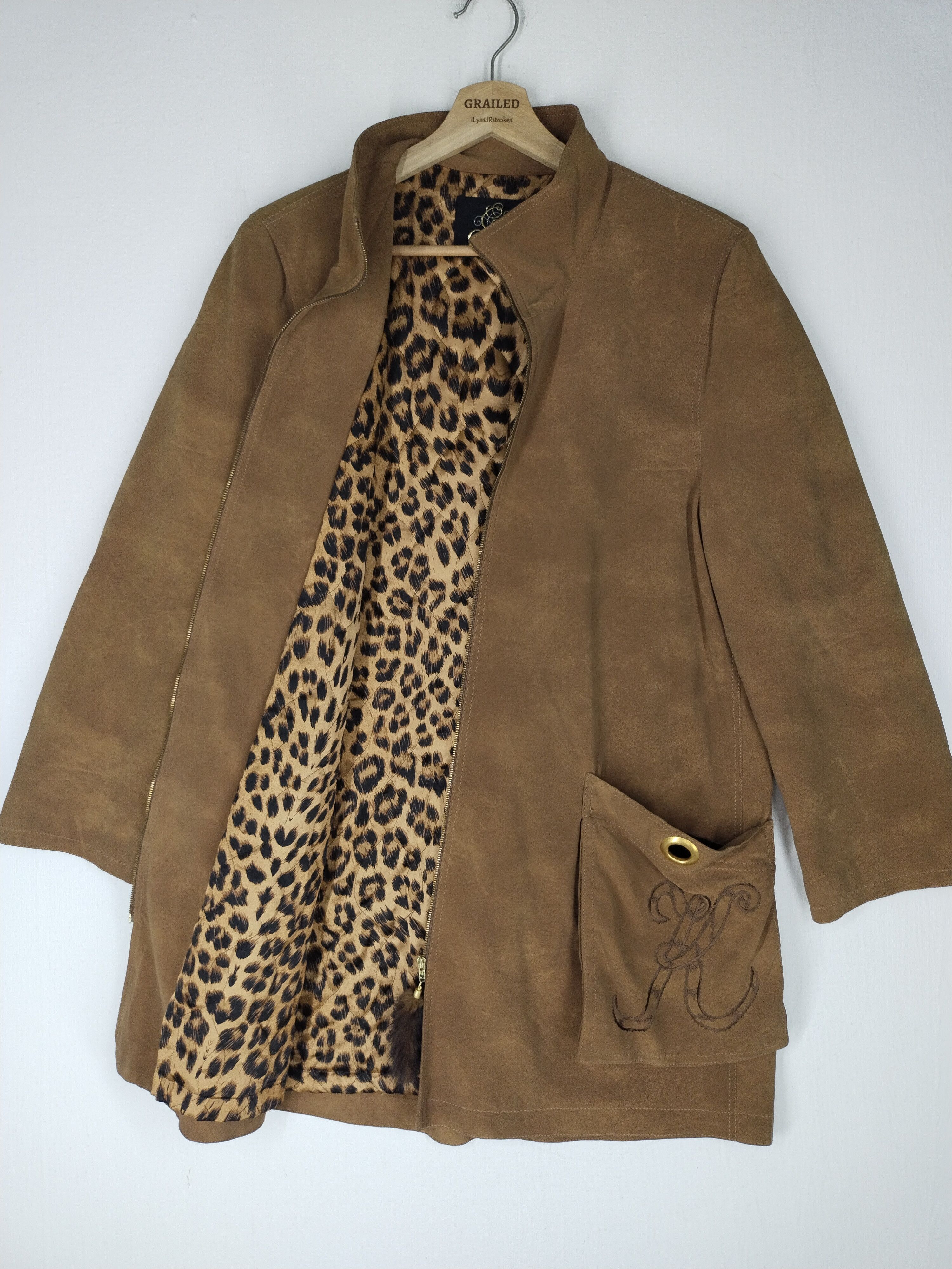 Japanese Brand VINTAGE COAT EMBROIDERY TIGER CHEETAH DESIGN JAPANESE BRAND Size L / US 10 / IT 46 - 9 Thumbnail