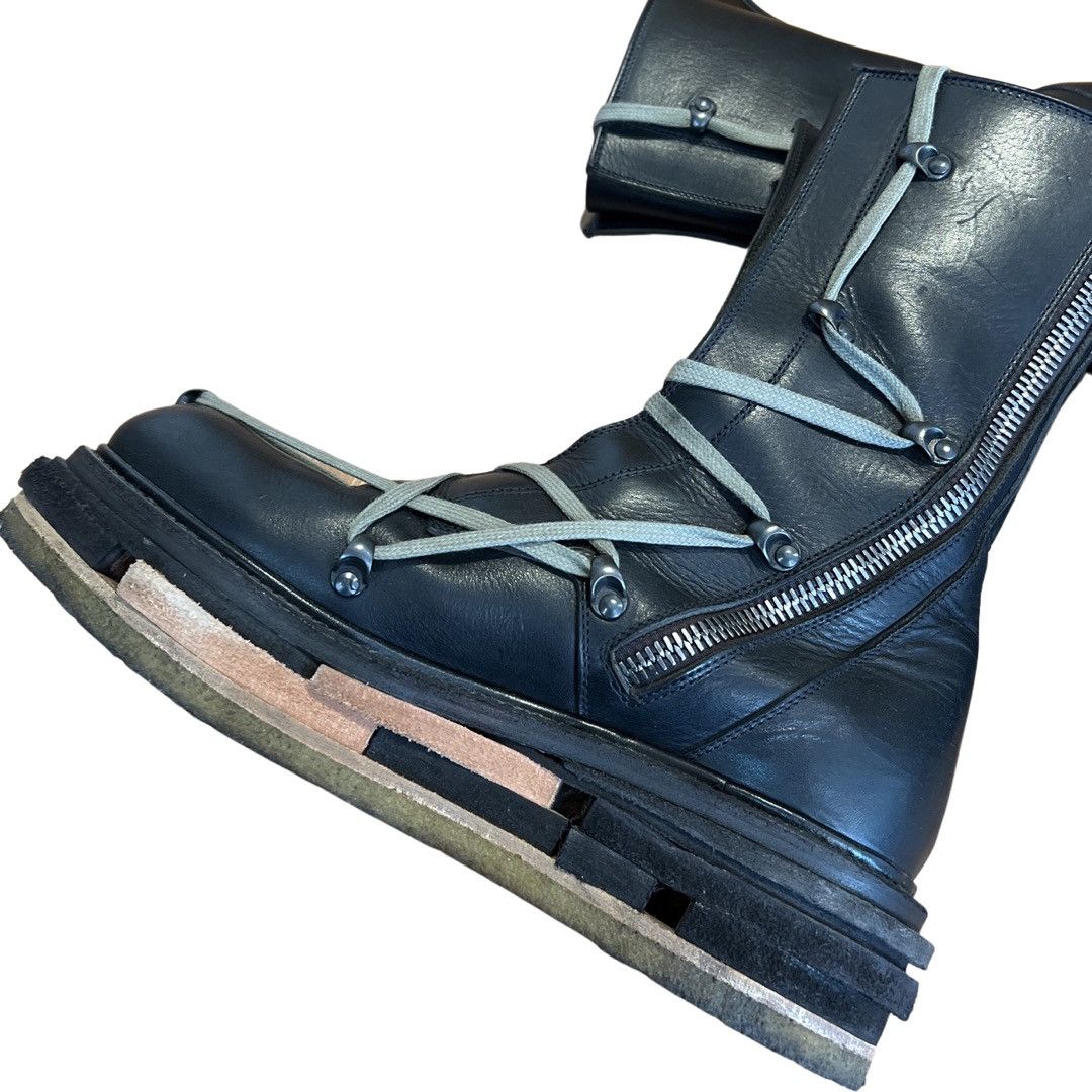 Rick Owens RICK OWENS FW17 GLITTER LEGO BOOTS Size US 8 / EU 41 - 3 Thumbnail