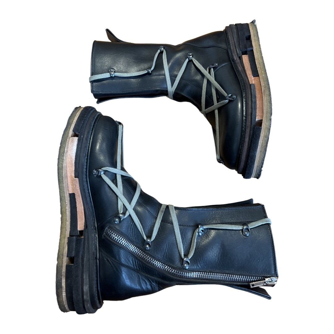 Rick Owens RICK OWENS FW17 GLITTER LEGO BOOTS Size US 8 / EU 41 - 2 Thumbnail