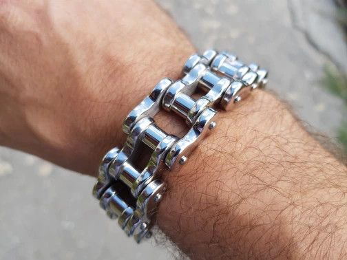 Jewelry 316L Stainless Steel Bracelet Bangle Size ONE SIZE - 1 Thumbnail