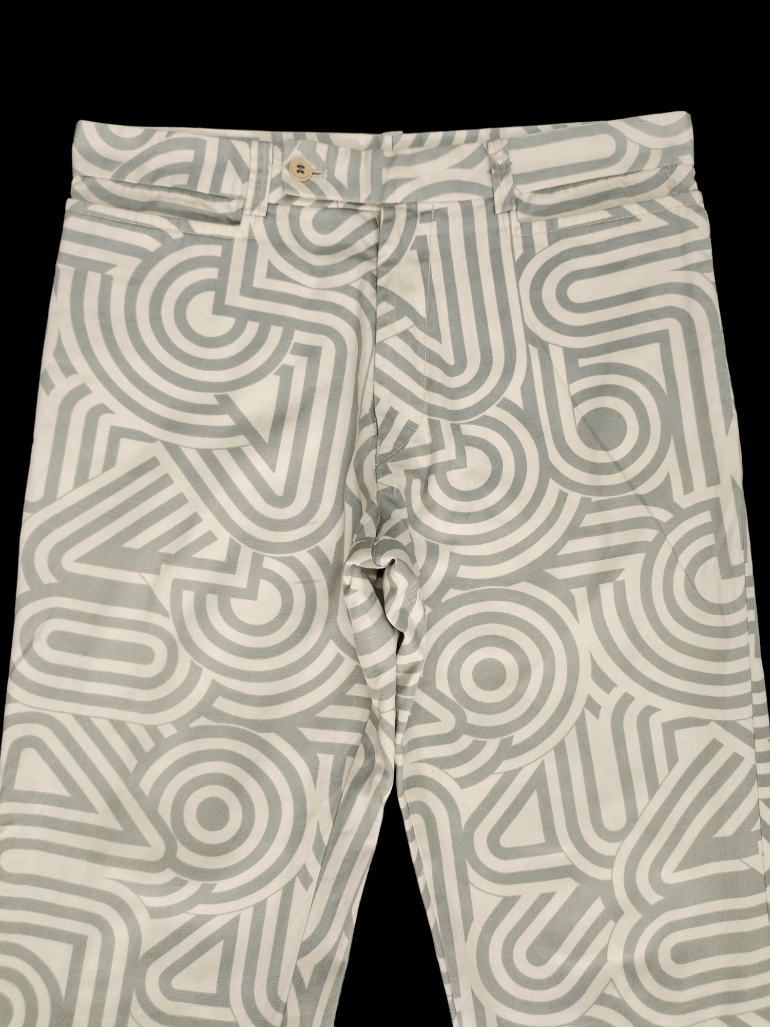 Katharine Hamnett London Katharine Hamnett London Maze Puzzle Design Trouser Pants Size US 32 / EU 48 - 2 Thumbnail