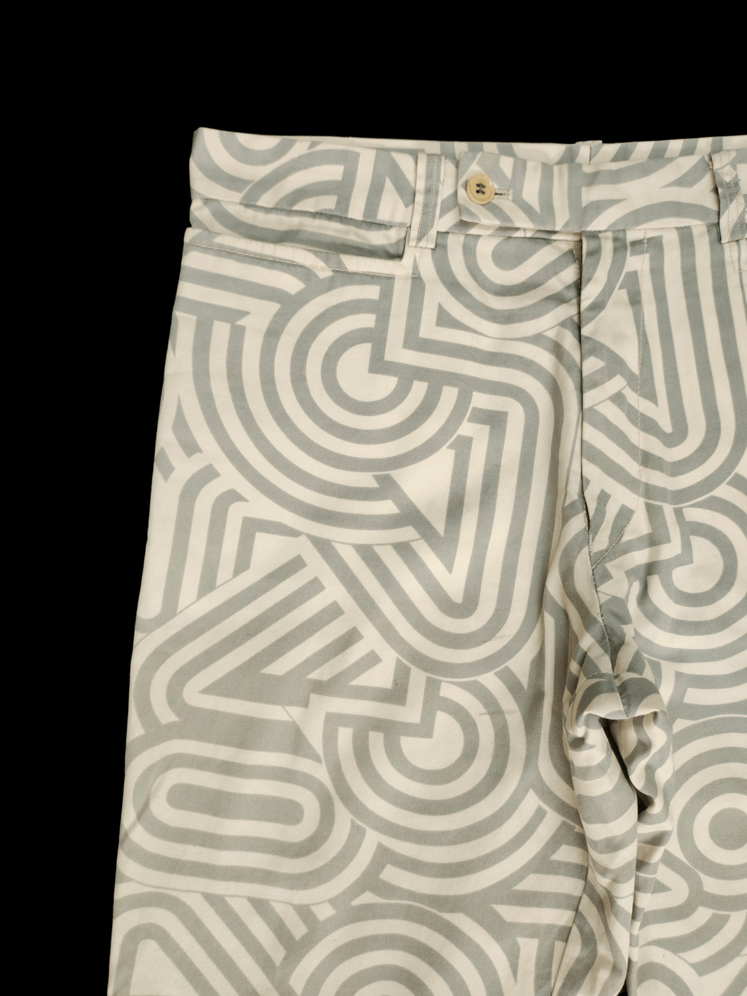 Katharine Hamnett London Katharine Hamnett London Maze Puzzle Design Trouser Pants Size US 32 / EU 48 - 3 Thumbnail
