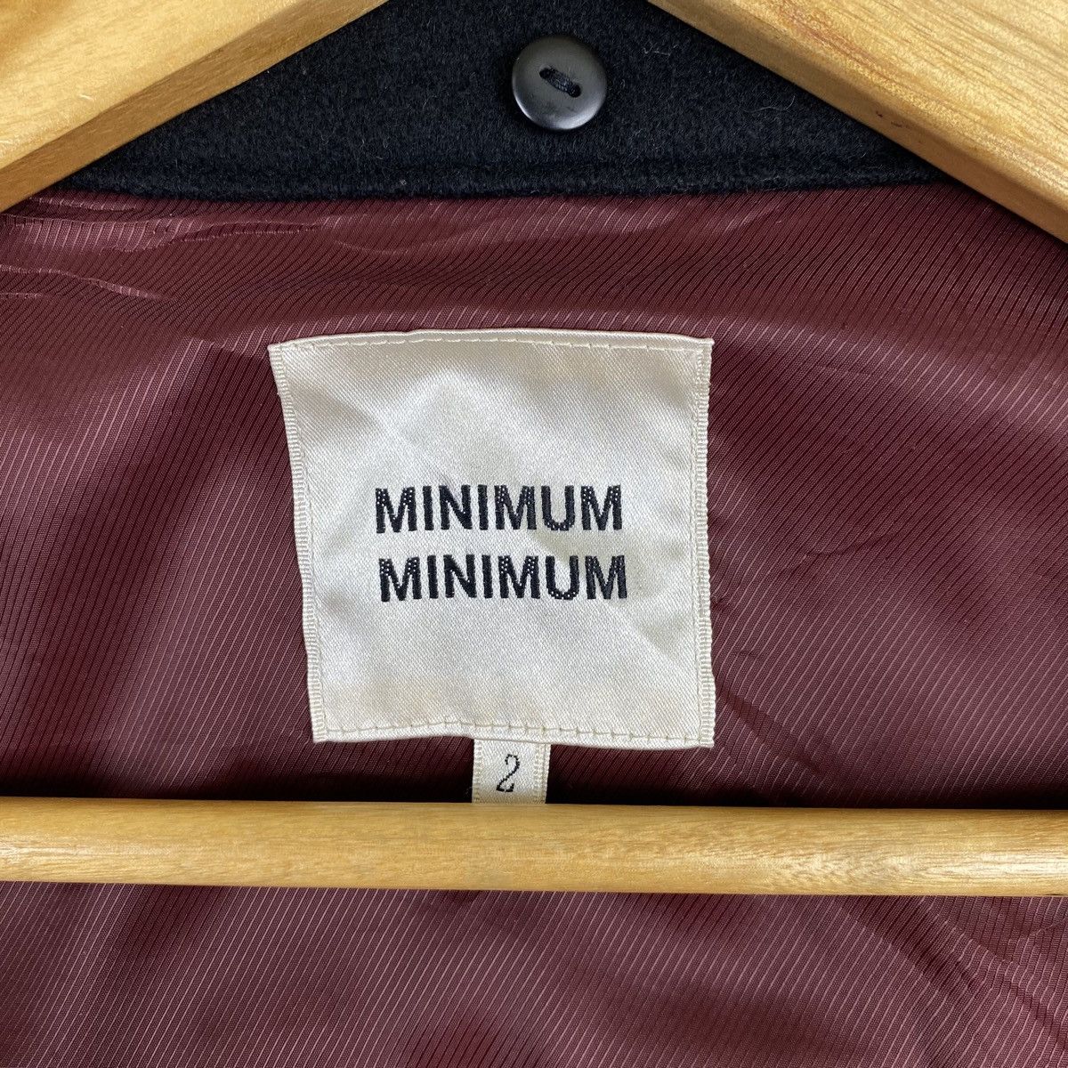 Japanese Brand × Minimum MINIMUM Japanese Brand Wool Long Coat Jacket Parka Size US XS / EU 42 / 0 - 7 Thumbnail