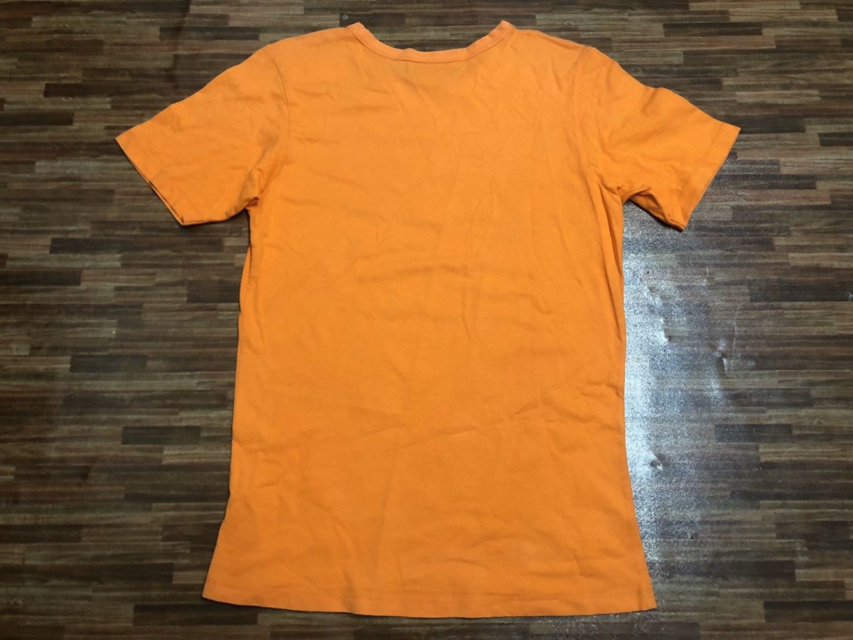 agnes b. Rare Vintage AGNES B Homme Lizard Orange Tee Size US M / EU 48-50 / 2 - 4 Thumbnail