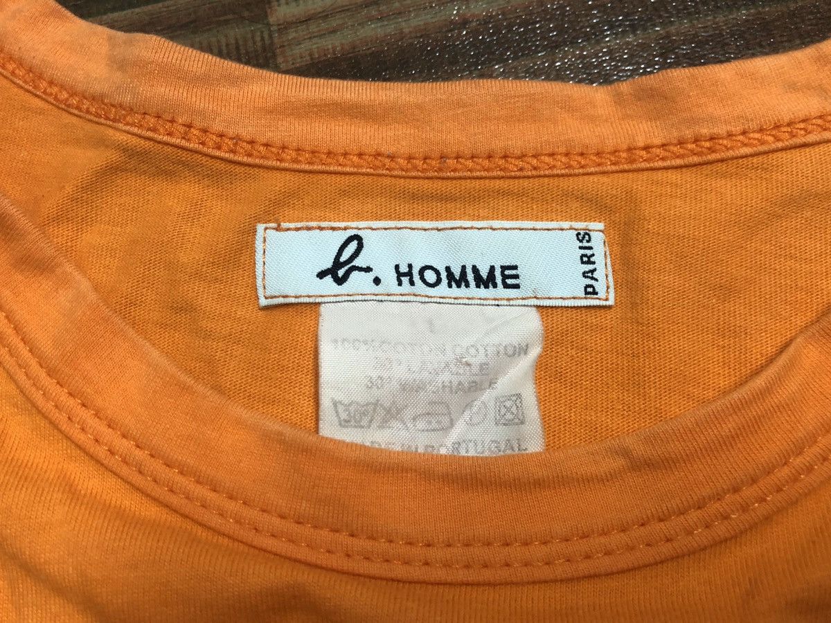 agnes b. Rare Vintage AGNES B Homme Lizard Orange Tee Size US M / EU 48-50 / 2 - 3 Thumbnail