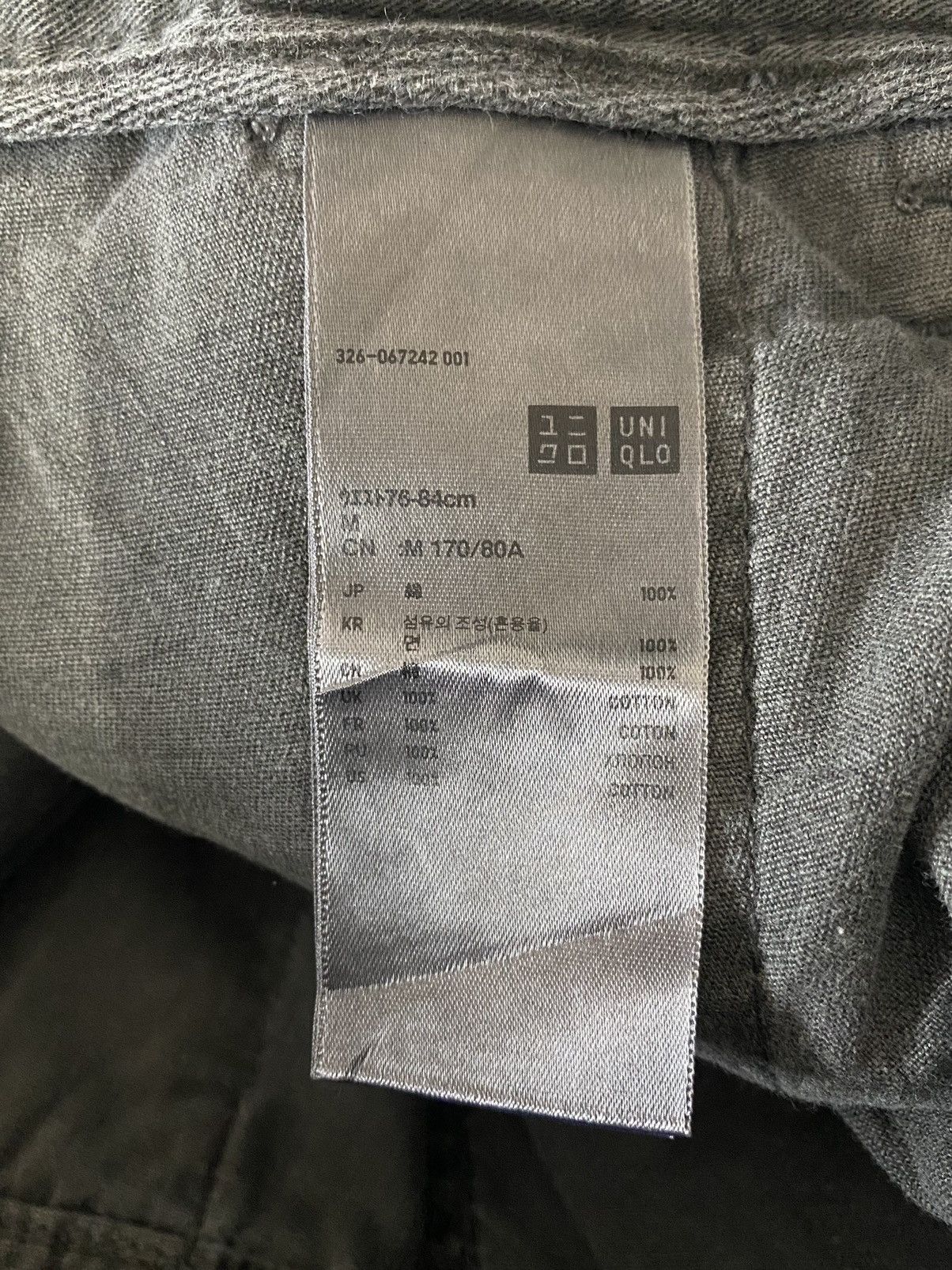 Japanese Brand × Uniqlo Vintage Uniqlo Japan Heavy Cotton Tactical Cargo Pants Size US 32 / EU 48 - 16 Thumbnail