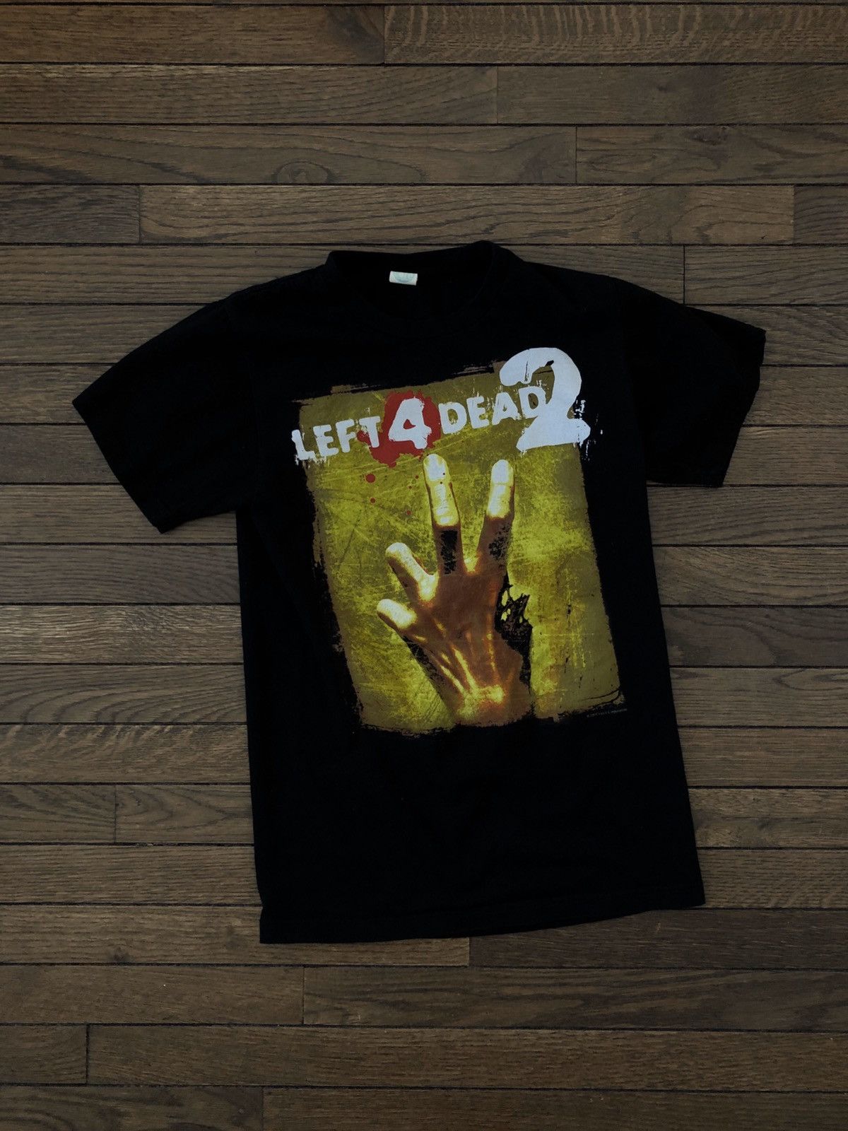 image of Left 4 Dead 2 Vintage Tee Small Xbox Playststion Valve S in Black, Men's