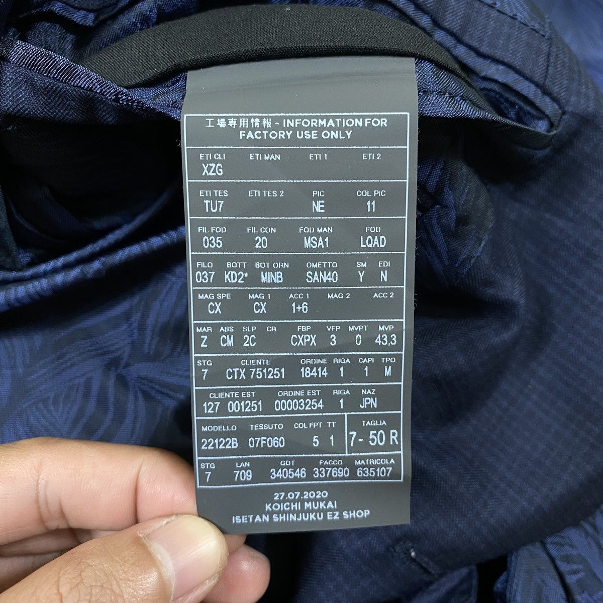 Ermenegildo Zegna ERMENEGILDO ZEGNA Su Misura Designer Blazer Coat Jacket Size 38R - 11 Thumbnail