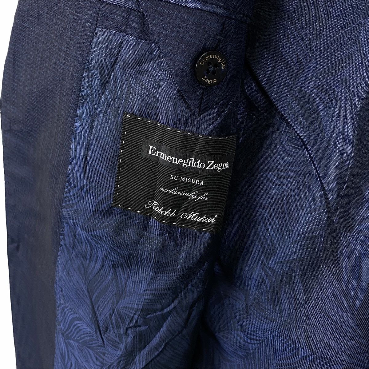 Ermenegildo Zegna ERMENEGILDO ZEGNA Su Misura Designer Blazer Coat Jacket Size 38R - 8 Thumbnail