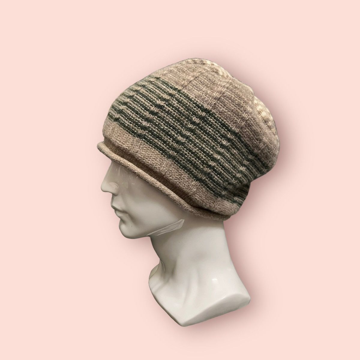 Japanese Brand VINTAGE JAPAN DESIGN STRIPES BEANIE Size ONE SIZE - 11 Thumbnail