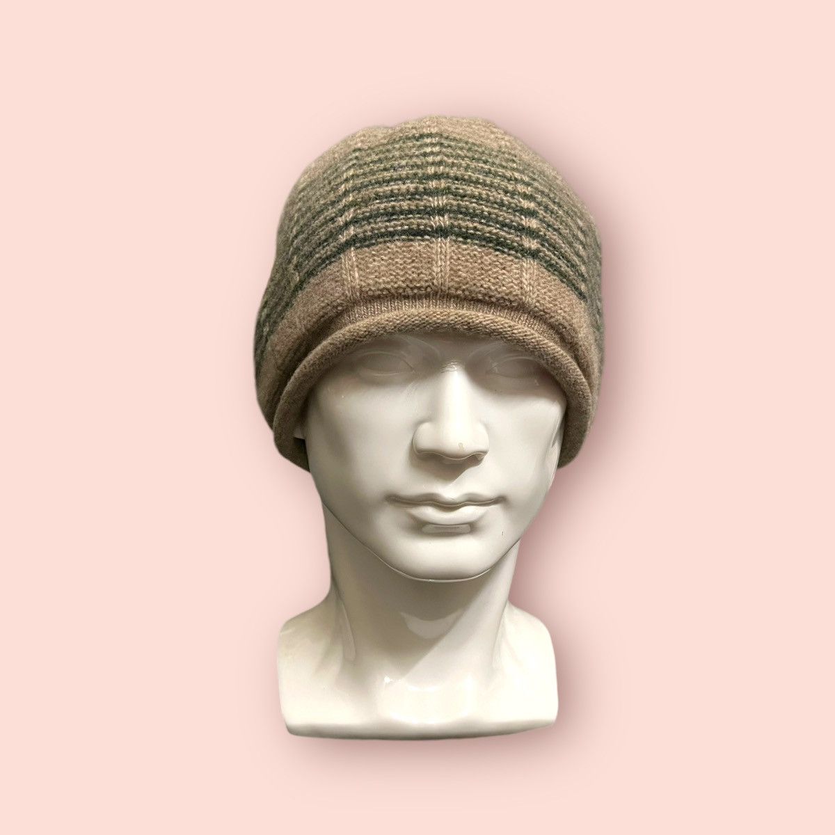 Japanese Brand VINTAGE JAPAN DESIGN STRIPES BEANIE Size ONE SIZE - 2 Thumbnail