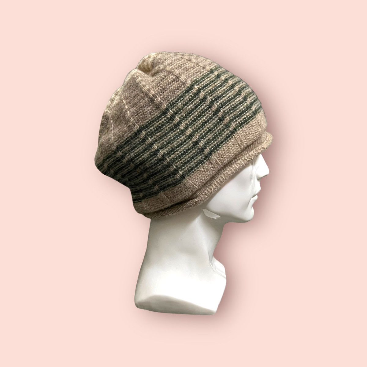 Japanese Brand VINTAGE JAPAN DESIGN STRIPES BEANIE Size ONE SIZE - 6 Thumbnail