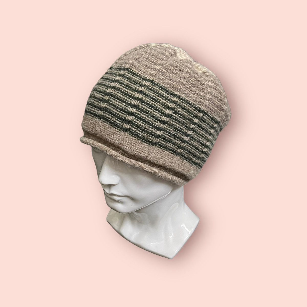 Japanese Brand VINTAGE JAPAN DESIGN STRIPES BEANIE Size ONE SIZE - 5 Thumbnail