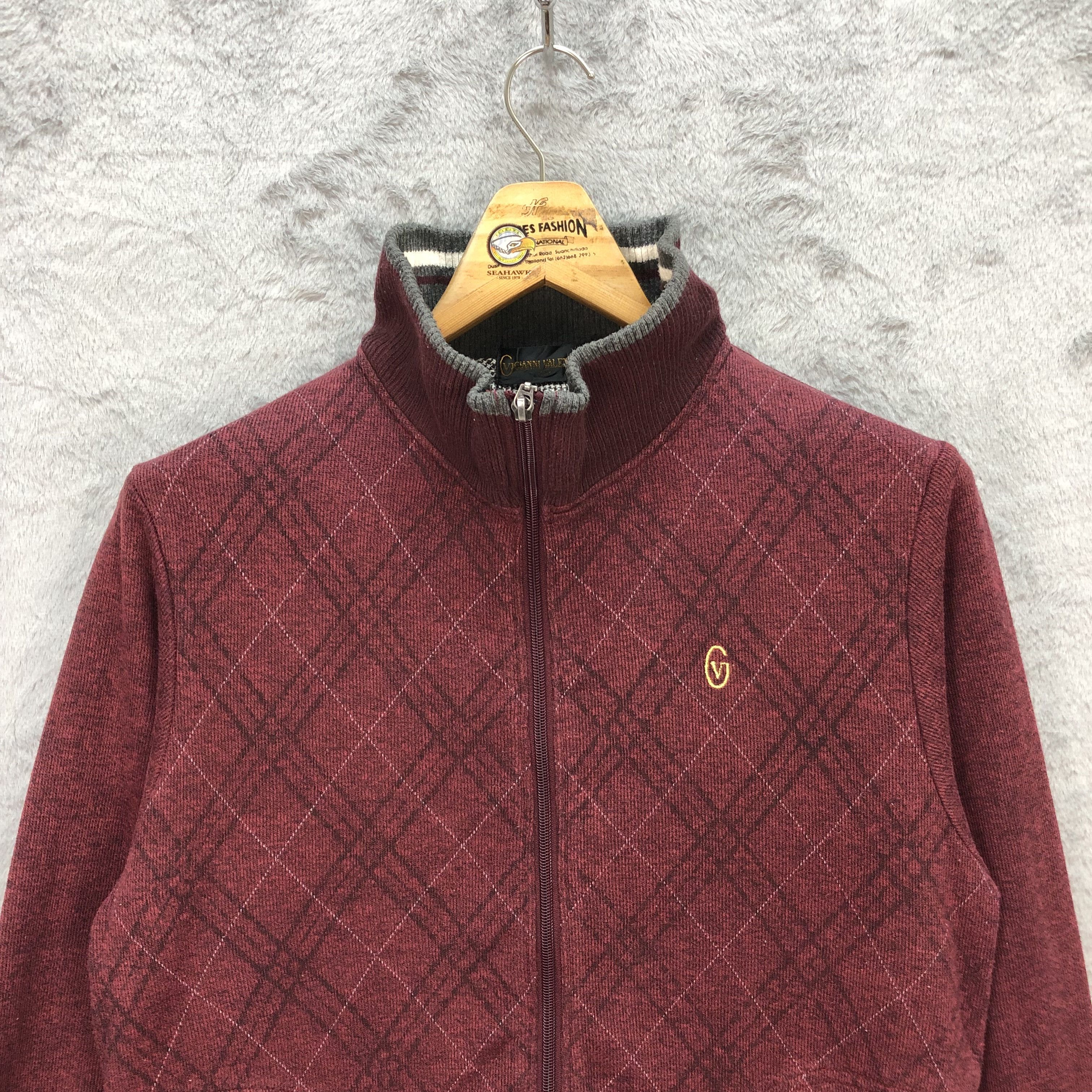 Gianni Valentino Gianni Valentino Plaid Tartan Turtle Neck Jacket #5775-206 Size US M / EU 48-50 / 2 - 2 Thumbnail