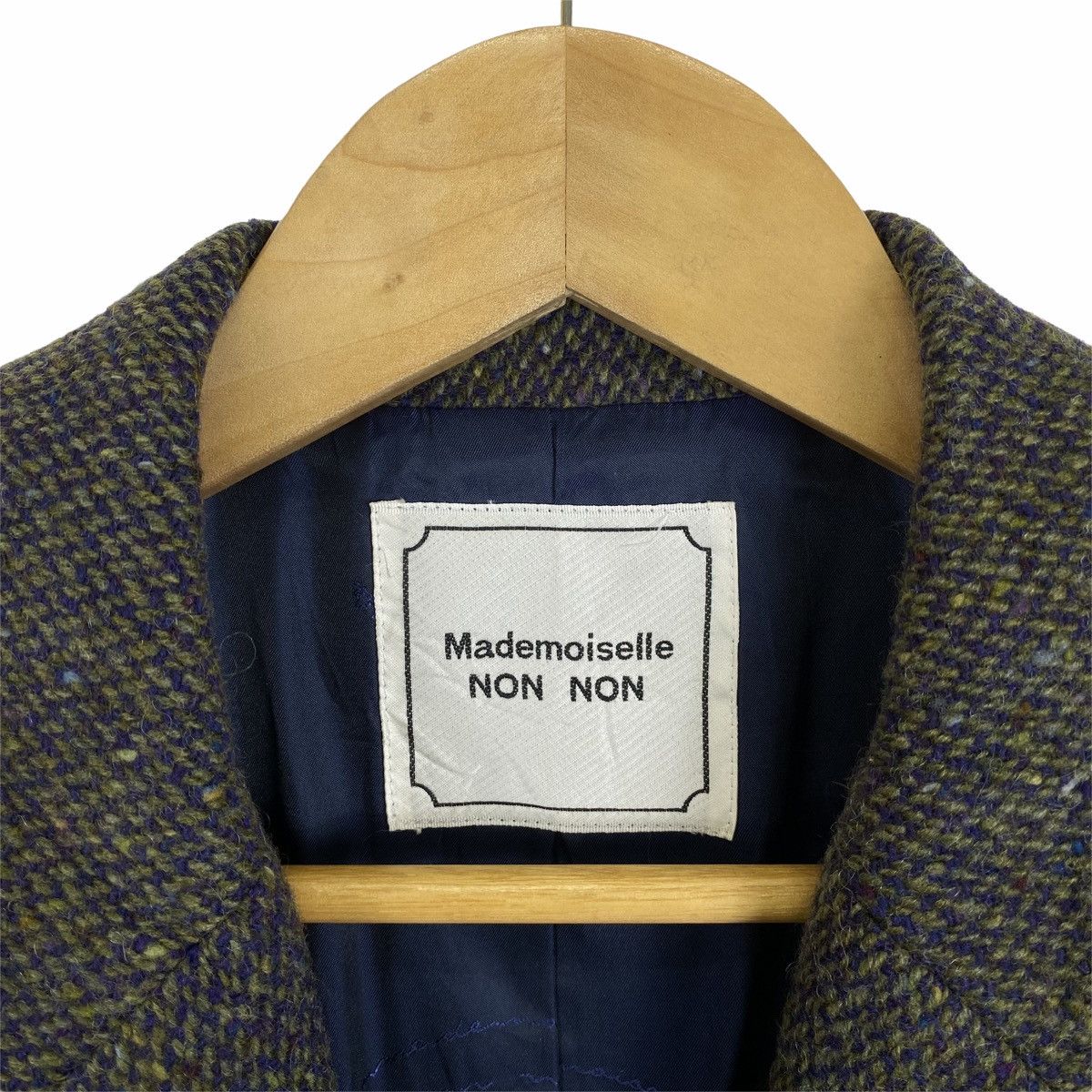 Japanese Brand × Mademoiselle Non Non Vintage MADEMOISELLE NON NON Japanese Wool Blazer Coat Size M / US 6-8 / IT 42-44 - 8 Thumbnail
