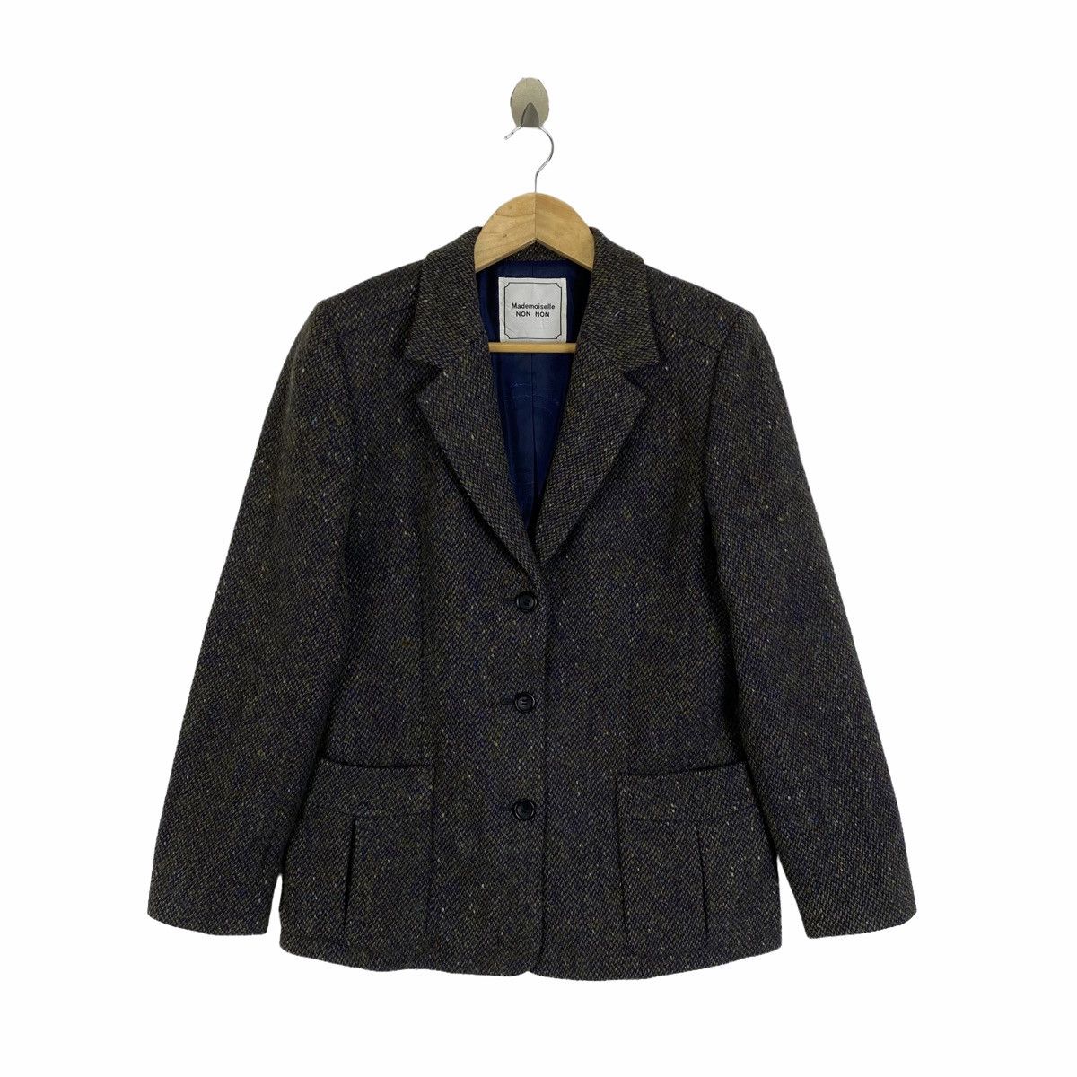 Japanese Brand × Mademoiselle Non Non Vintage MADEMOISELLE NON NON Japanese Wool Blazer Coat Size M / US 6-8 / IT 42-44 - 2 Thumbnail
