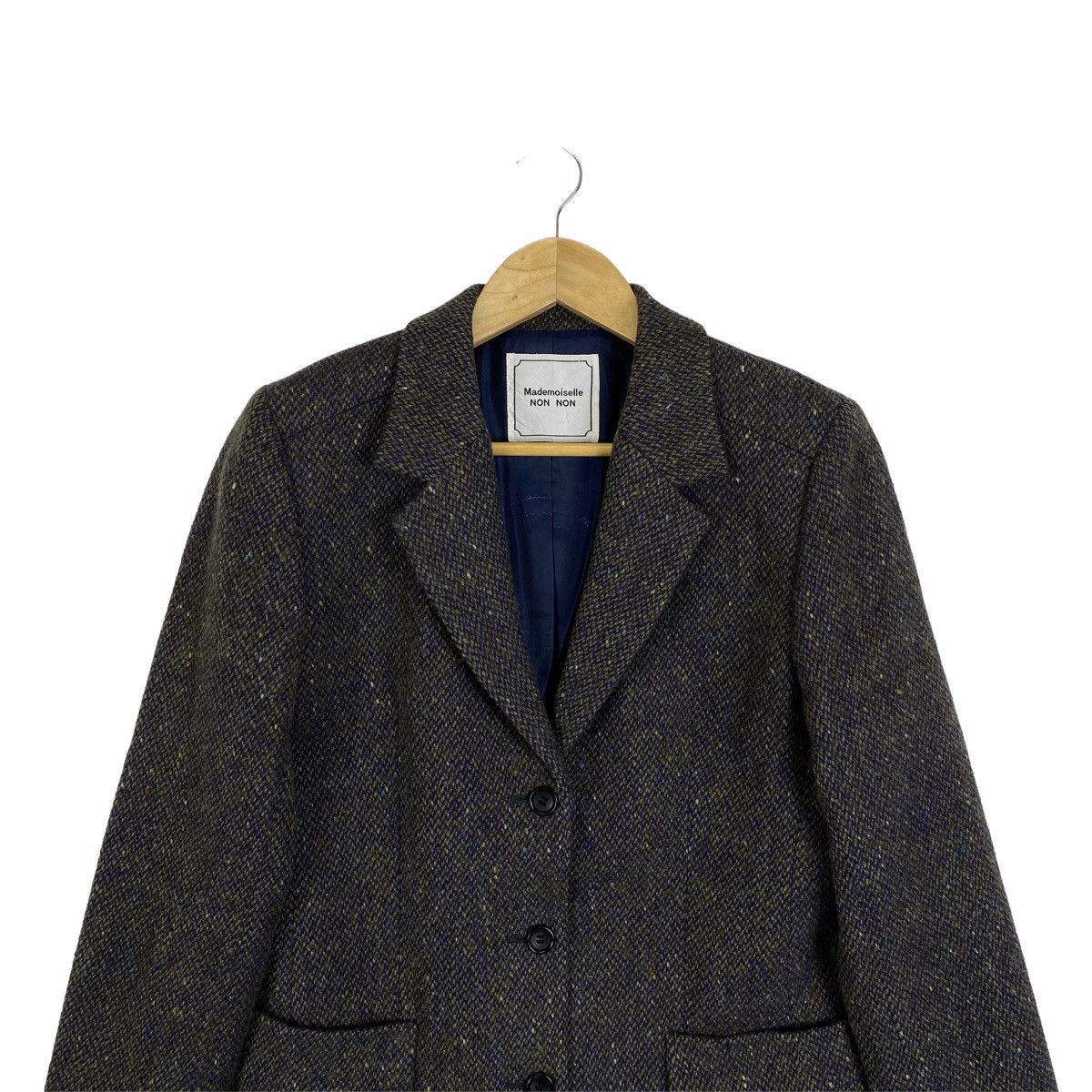 Japanese Brand × Mademoiselle Non Non Vintage MADEMOISELLE NON NON Japanese Wool Blazer Coat Size M / US 6-8 / IT 42-44 - 6 Thumbnail