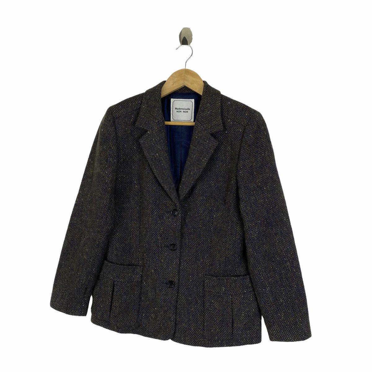 Japanese Brand × Mademoiselle Non Non Vintage MADEMOISELLE NON NON Japanese Wool Blazer Coat Size M / US 6-8 / IT 42-44 - 5 Thumbnail