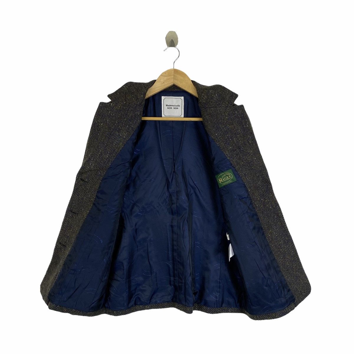 Japanese Brand × Mademoiselle Non Non Vintage MADEMOISELLE NON NON Japanese Wool Blazer Coat Size M / US 6-8 / IT 42-44 - 4 Thumbnail