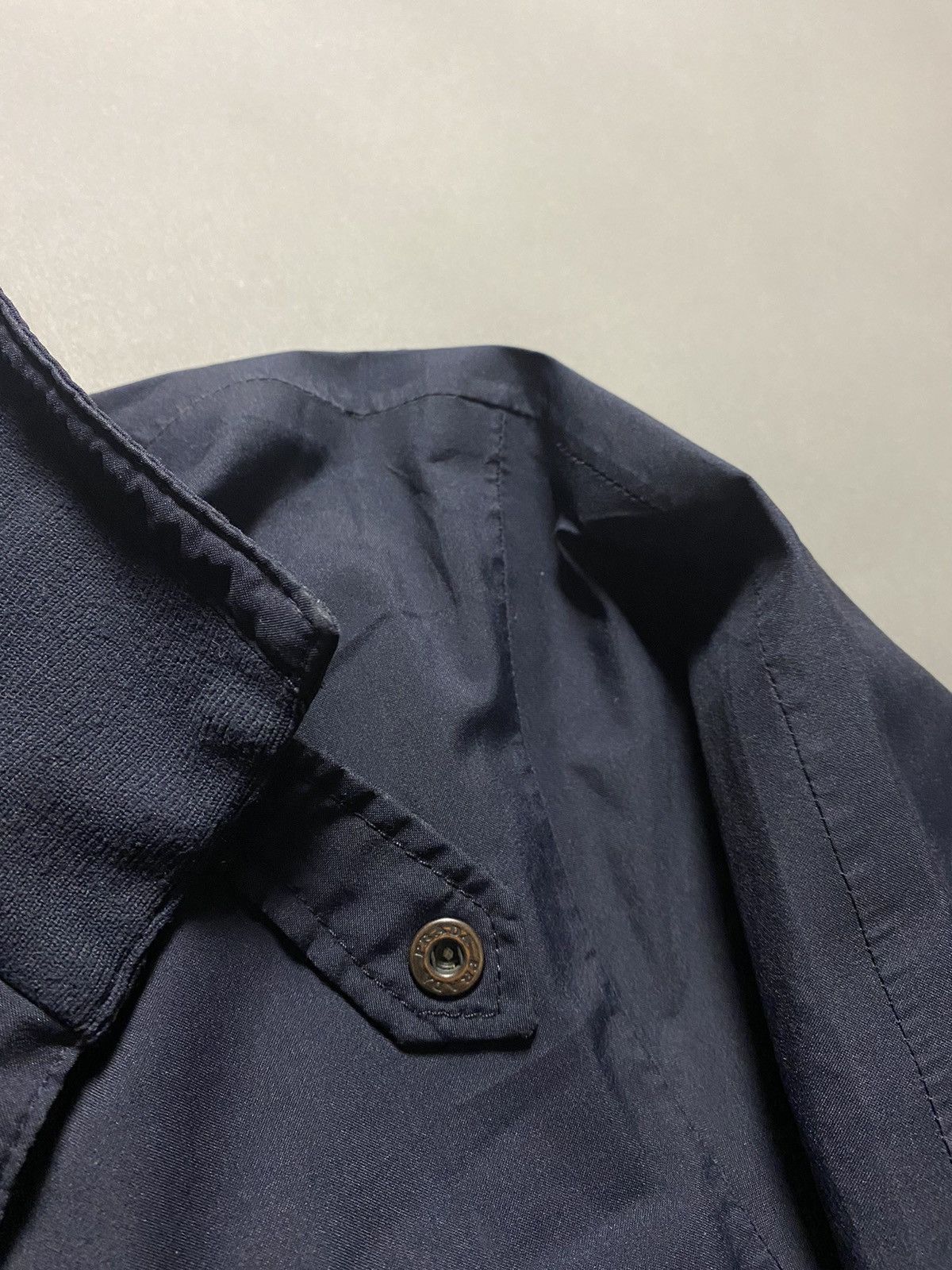 Prada Prada nylon jacket Goretex navy red tab vintage Size US L / EU 52-54 / 3 - 9 Thumbnail