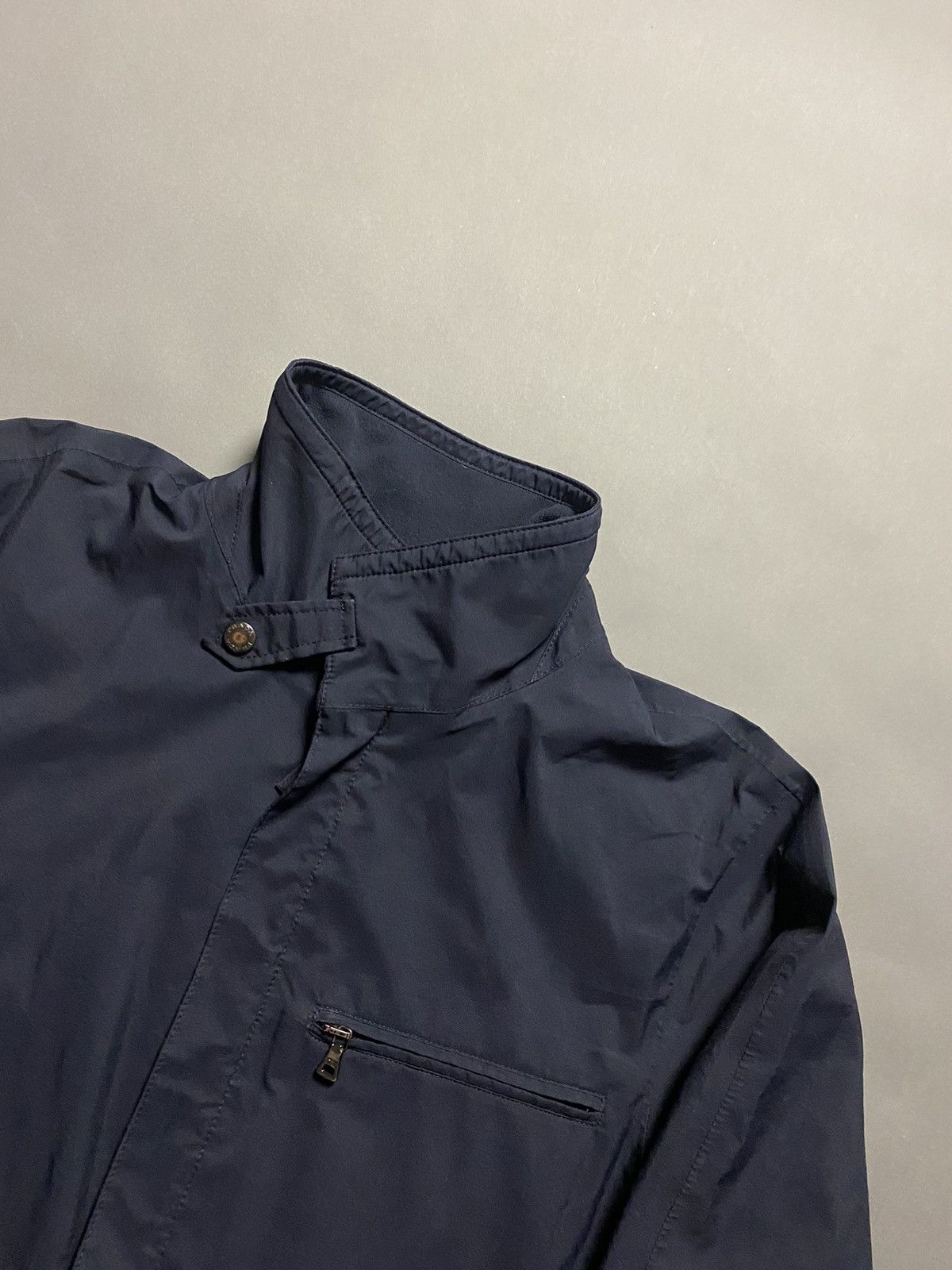 Prada Prada nylon jacket Goretex navy red tab vintage Size US L / EU 52-54 / 3 - 5 Thumbnail