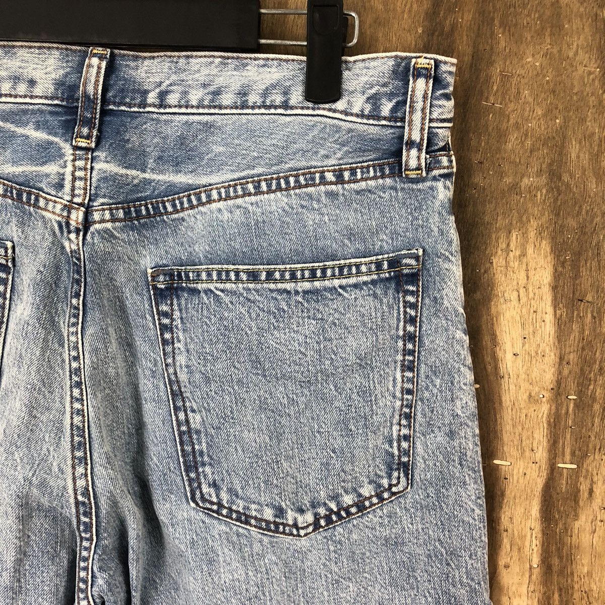 Japanese Brand VINTAGE JAPANESE FADED LIGHT BLUE JEANS PANTS #005 Size US 28 / EU 44 - 10 Thumbnail