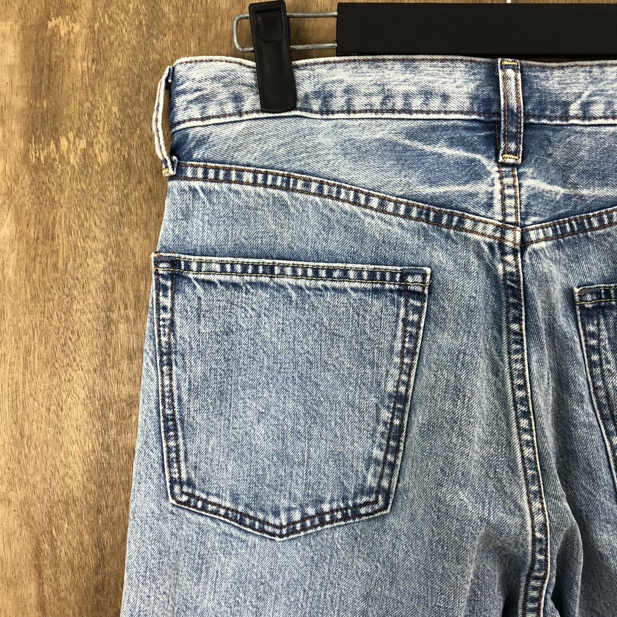 VINTAGE JAPANESE FADED LIGHT BLUE JEANS PANTS #005