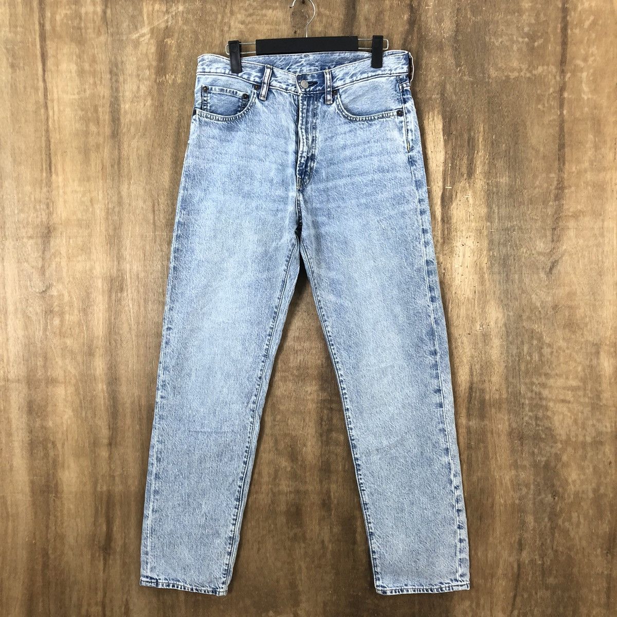 VINTAGE JAPANESE FADED LIGHT BLUE JEANS PANTS #005