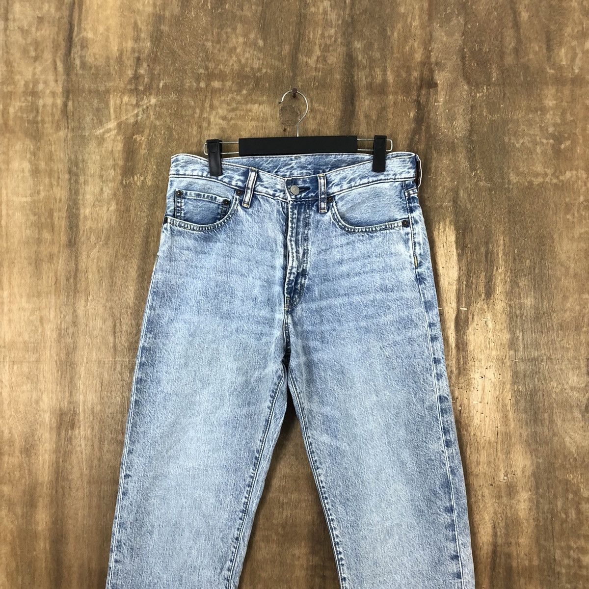 Japanese Brand VINTAGE JAPANESE FADED LIGHT BLUE JEANS PANTS #005 Size US 28 / EU 44 - 2 Thumbnail