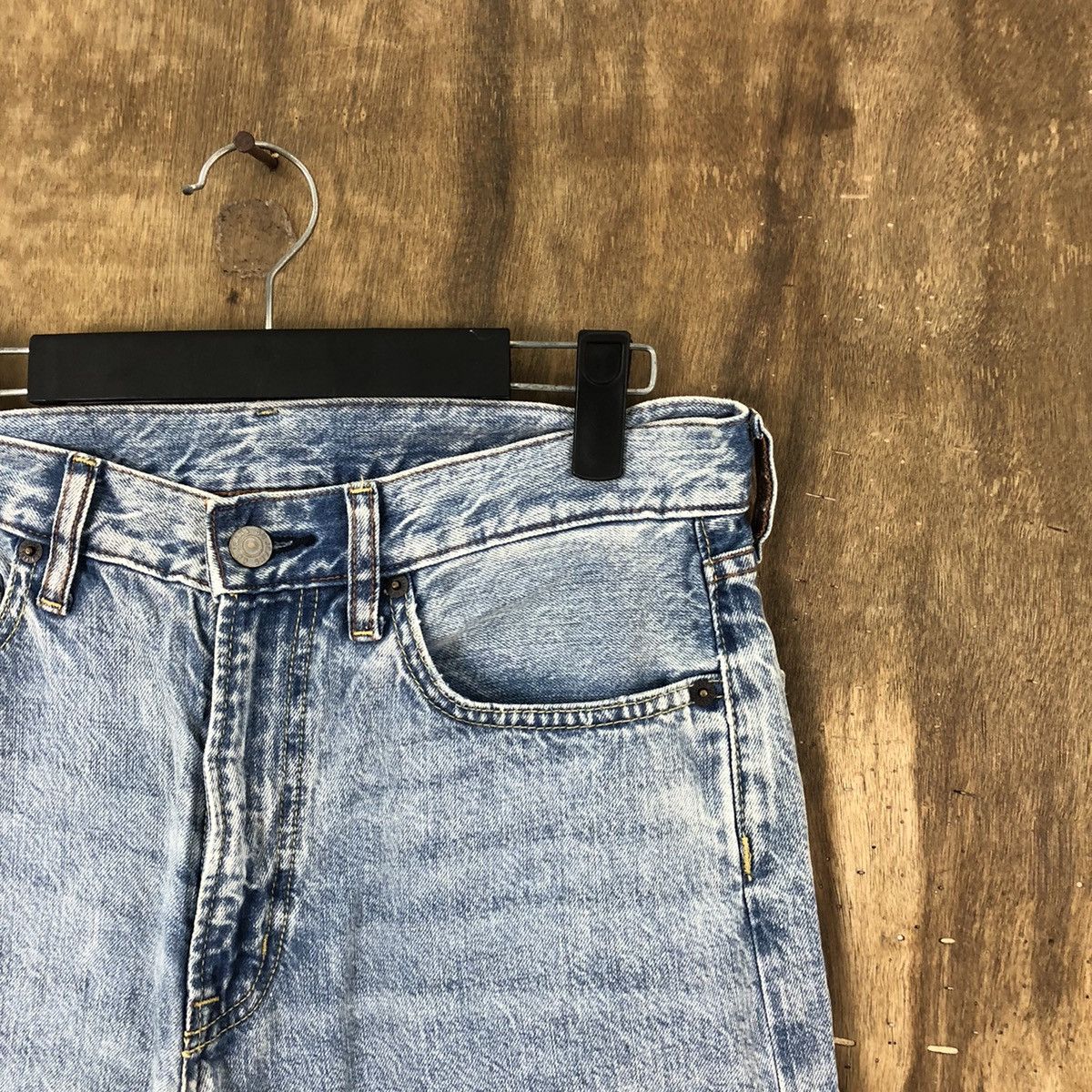 Japanese Brand VINTAGE JAPANESE FADED LIGHT BLUE JEANS PANTS #005 Size US 28 / EU 44 - 5 Thumbnail