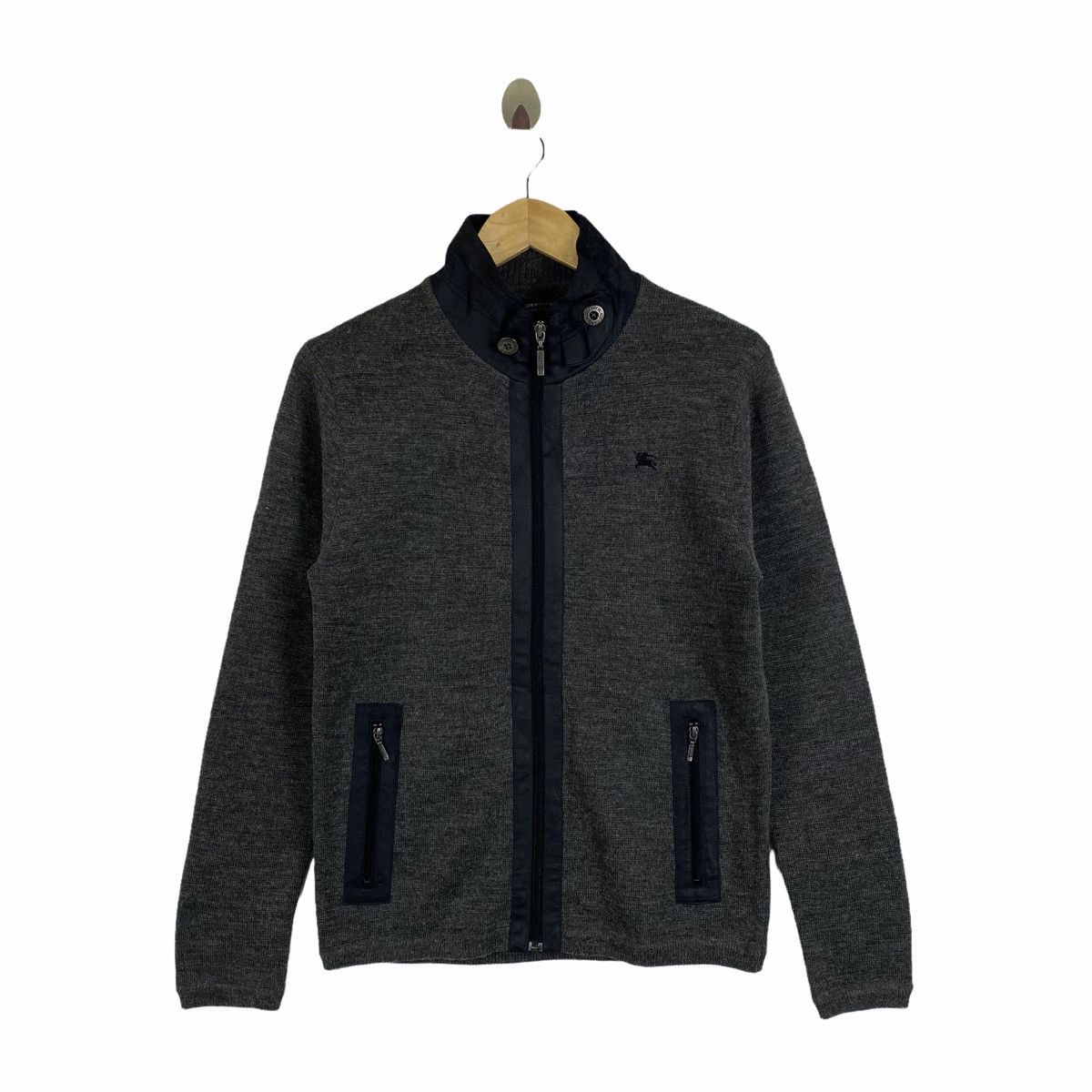 Burberry BURBERRY Black Label London Designer Wool Sweater Jacket Size XS / US 0-2 / IT 36-38 - 1 Thumbnail