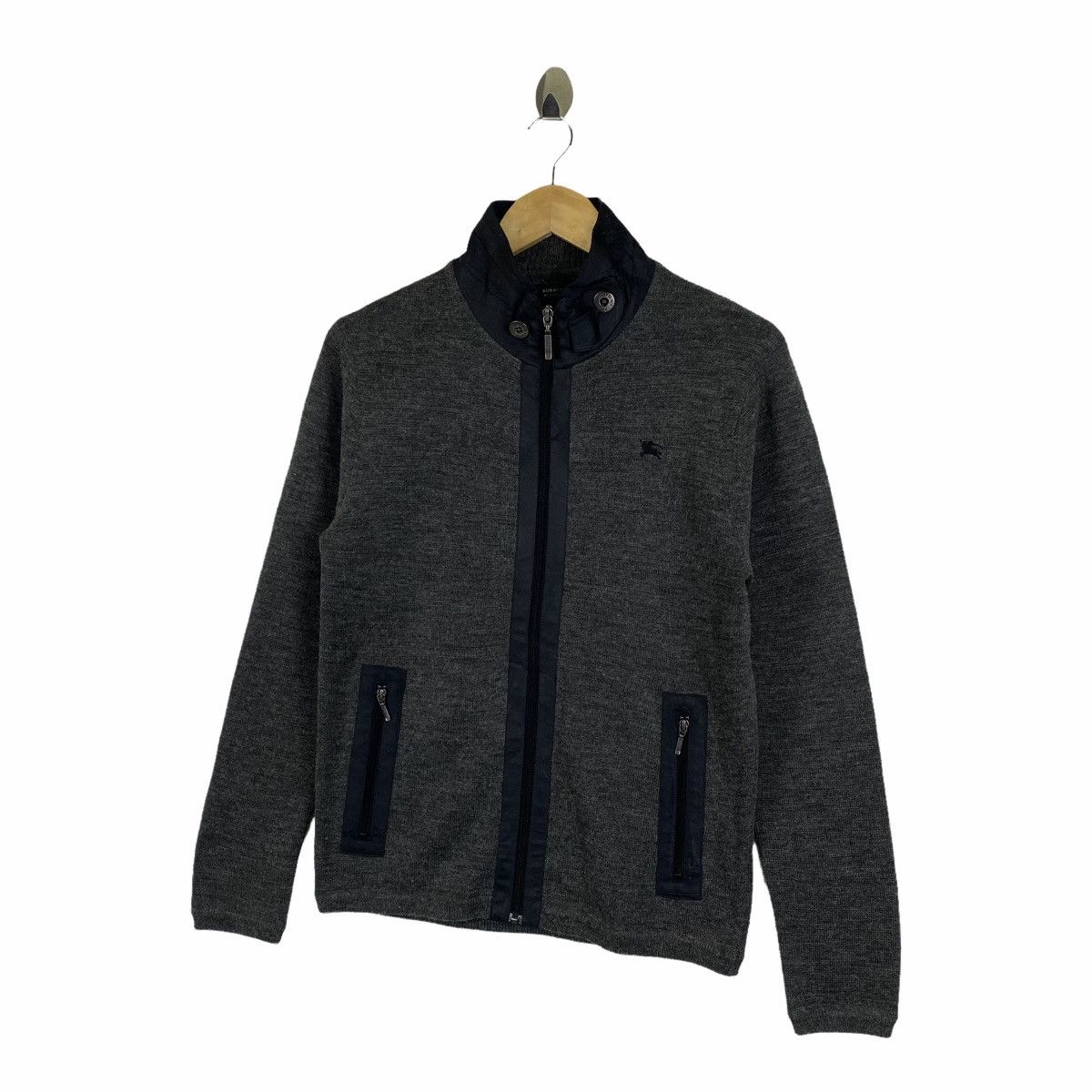 Burberry BURBERRY Black Label London Designer Wool Sweater Jacket Size XS / US 0-2 / IT 36-38 - 4 Thumbnail