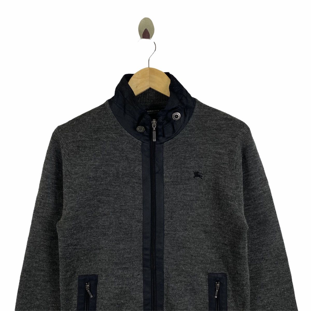 Burberry BURBERRY Black Label London Designer Wool Sweater Jacket Size XS / US 0-2 / IT 36-38 - 5 Thumbnail