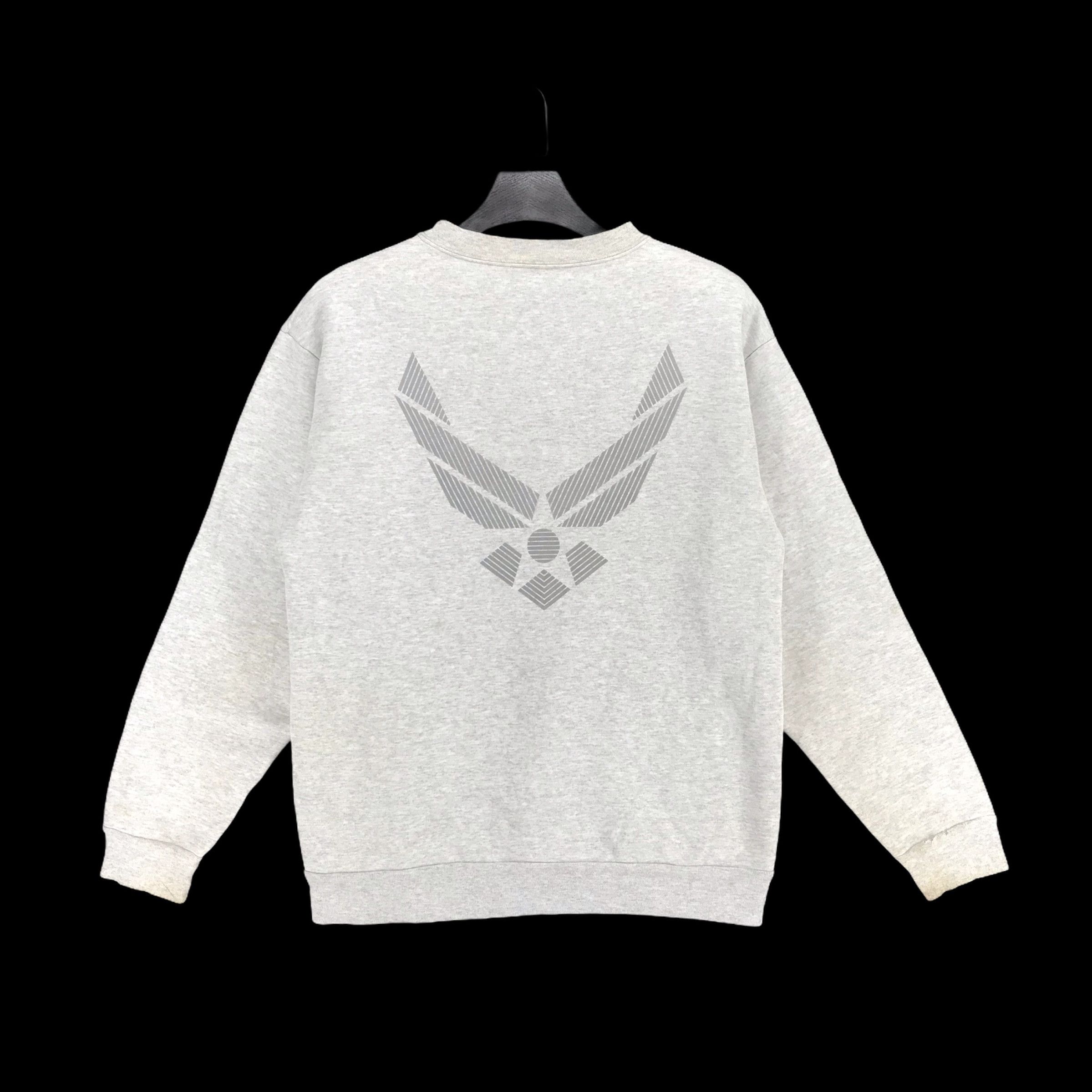 Vintage Vintage US AIR FORCE Big Logo Meke, Inc Sweatshirt #2632-93 Size US M / EU 48-50 / 2 - 1 Thumbnail