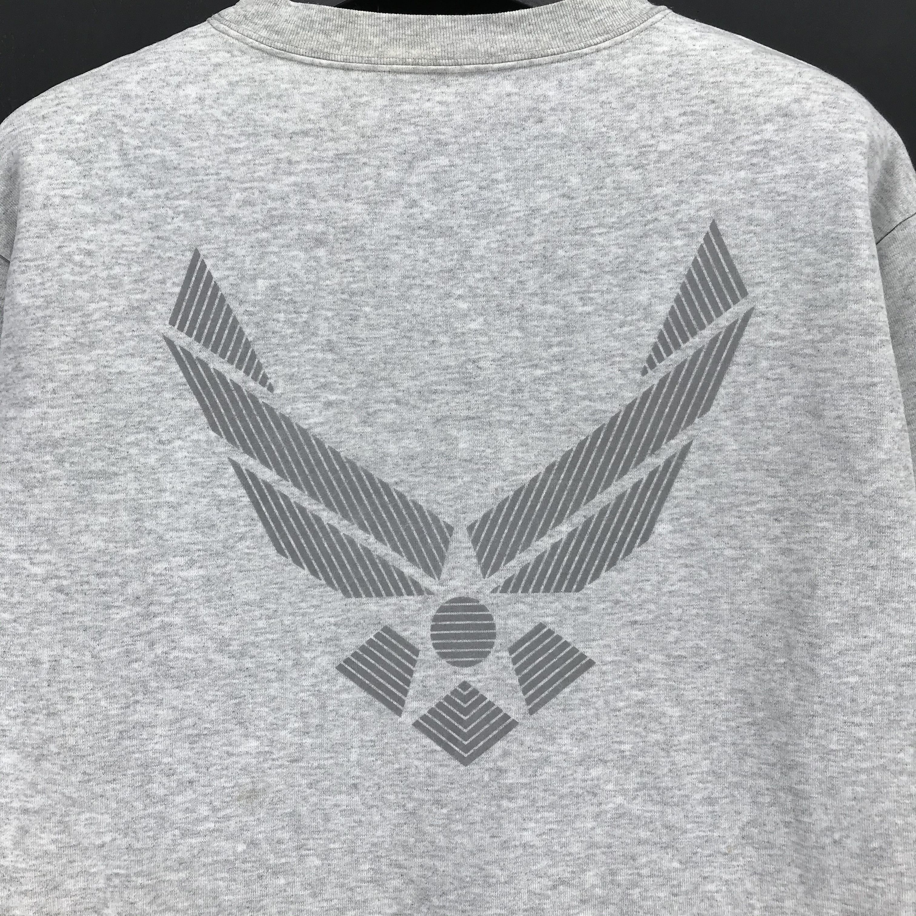 Vintage Vintage US AIR FORCE Big Logo Meke, Inc Sweatshirt #2632-93 Size US M / EU 48-50 / 2 - 2 Thumbnail