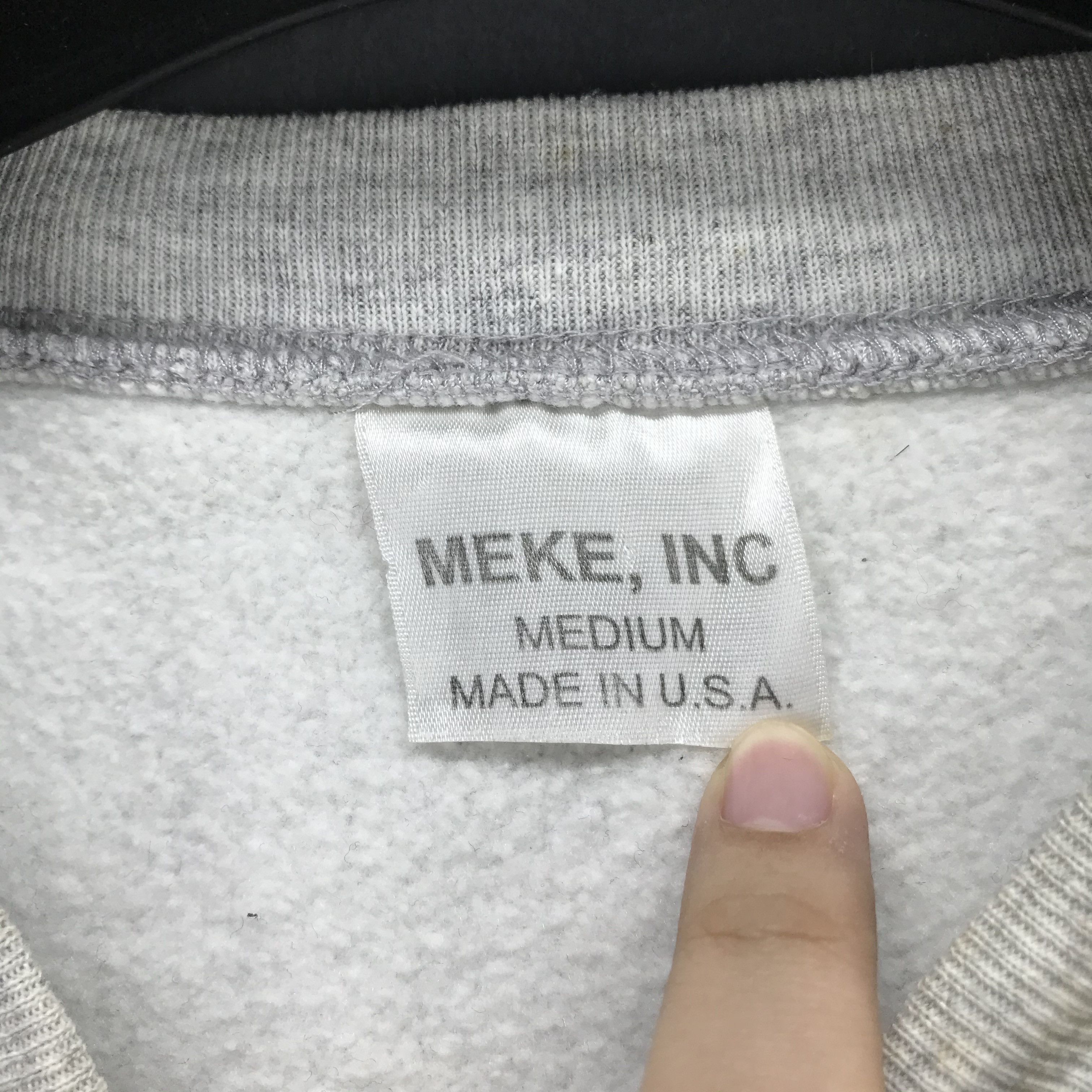 Vintage Vintage US AIR FORCE Big Logo Meke, Inc Sweatshirt #2632-93 Size US M / EU 48-50 / 2 - 9 Thumbnail