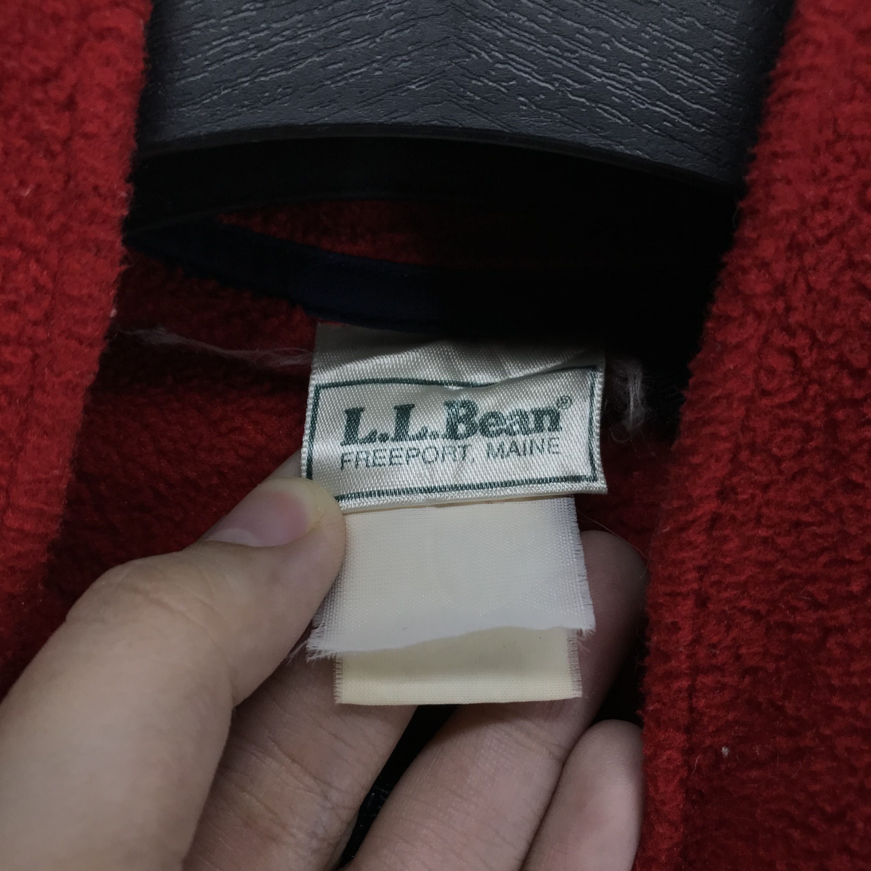 L.L. Bean Vintage LL Bean Zipper Red Fleece #2486-95 Size US S / EU 44-46 / 1 - 5 Thumbnail