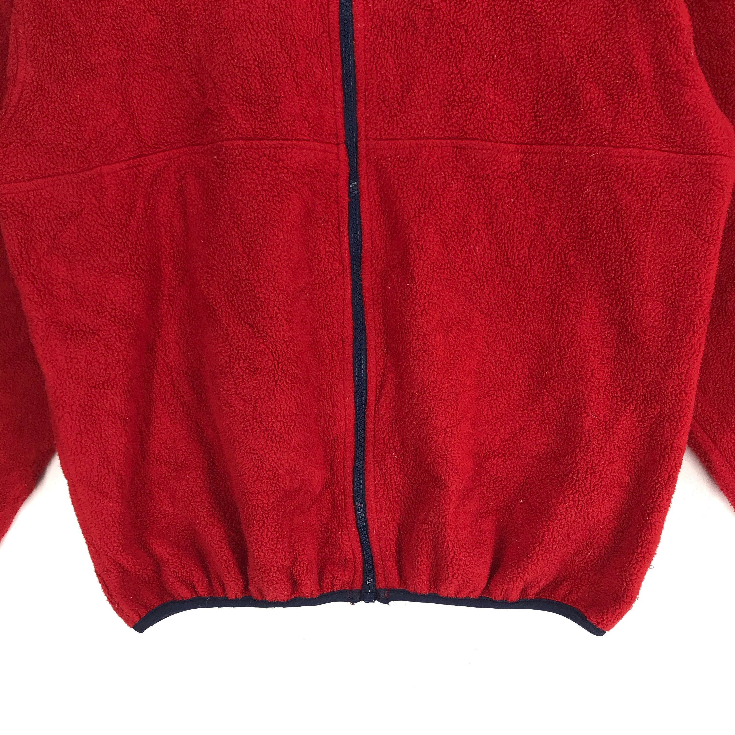 L.L. Bean Vintage LL Bean Zipper Red Fleece #2486-95 Size US S / EU 44-46 / 1 - 3 Thumbnail