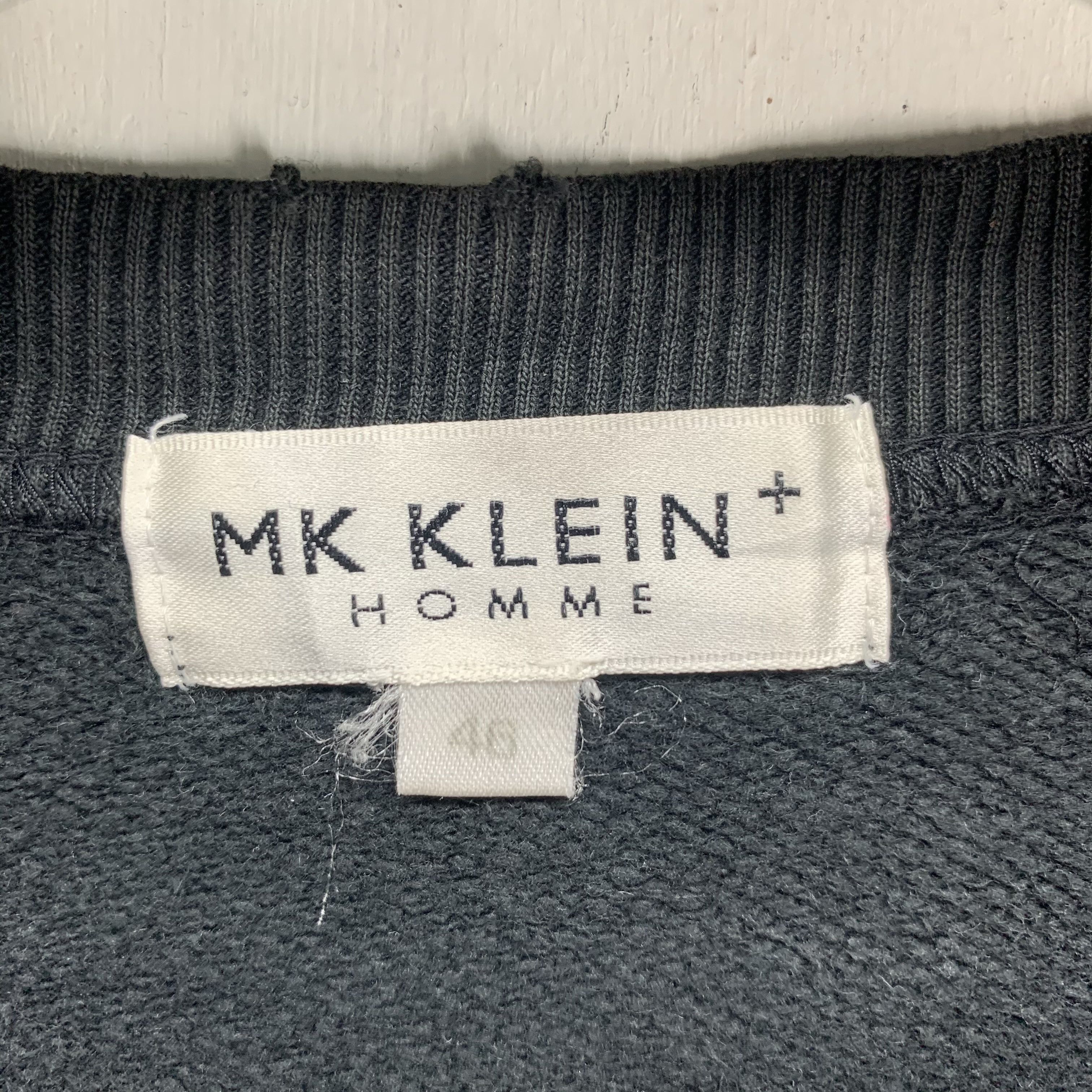 Japanese Brand MK Klein Homme Theory Big Logo Sweatshirt #2894-93 Size US S / EU 44-46 / 1 - 6 Thumbnail