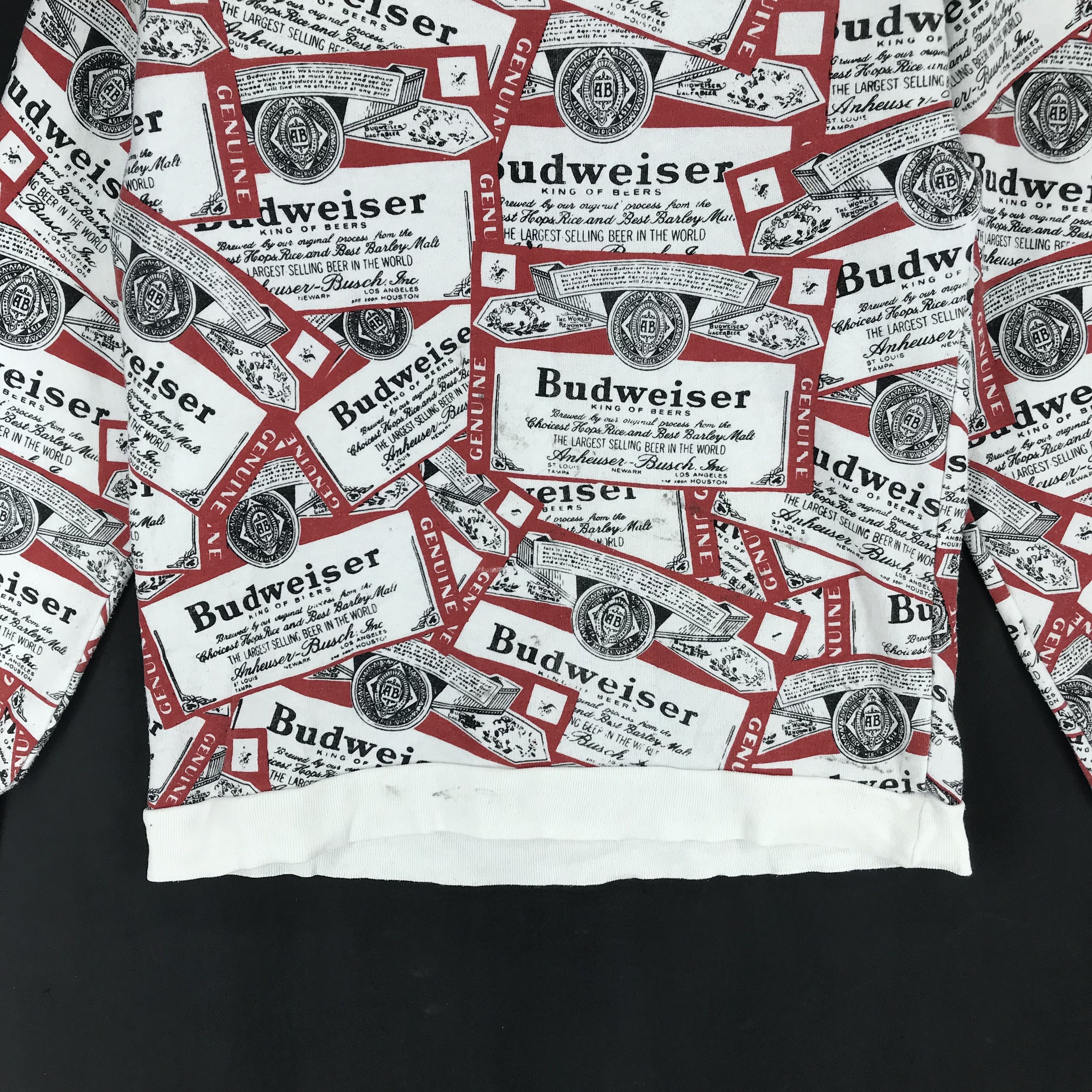 Budweiser BUDWEISER Fullprint Sweatshirts #2448-94 Size US S / EU 44-46 / 1 - 3 Thumbnail