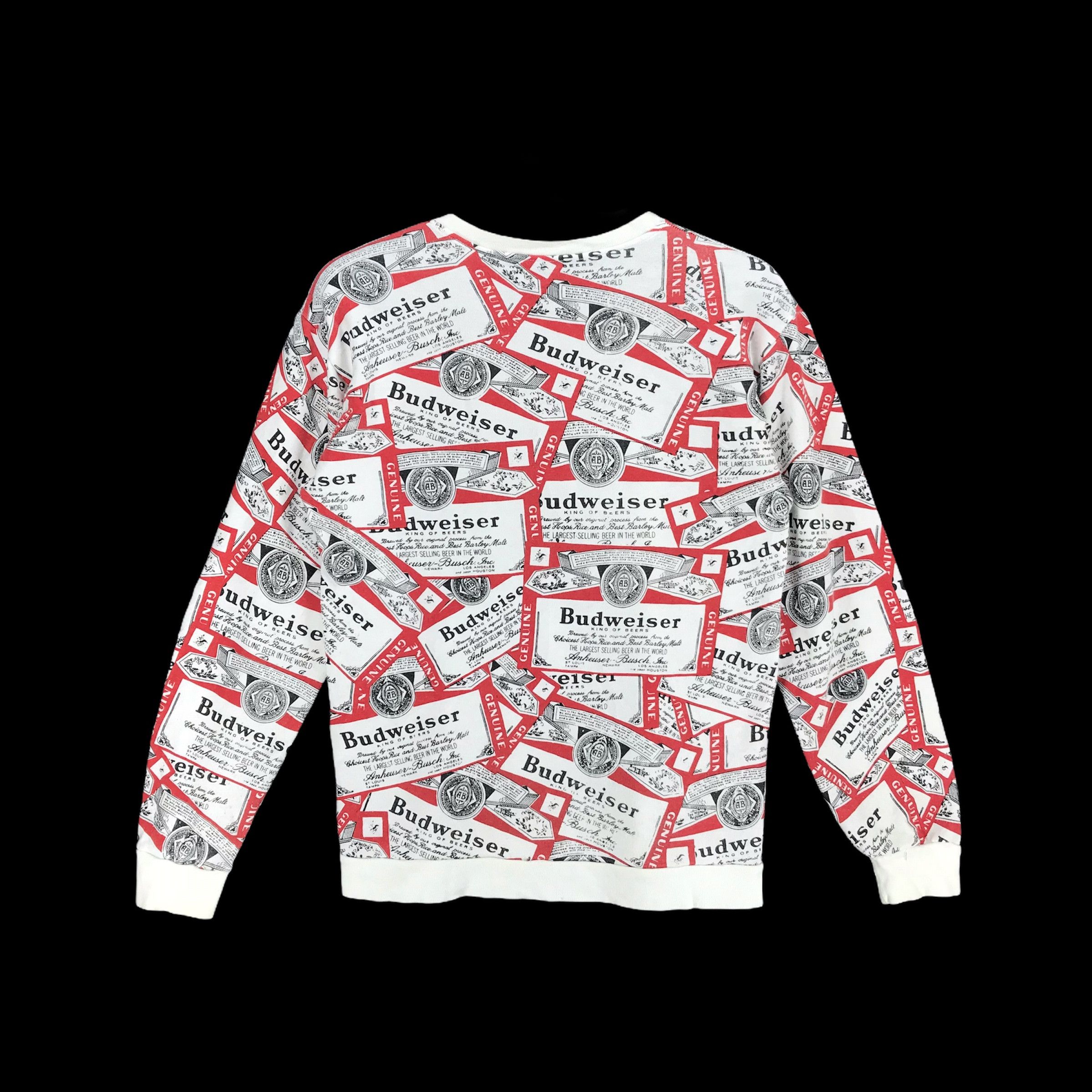 Budweiser BUDWEISER Fullprint Sweatshirts #2448-94 Size US S / EU 44-46 / 1 - 6 Thumbnail