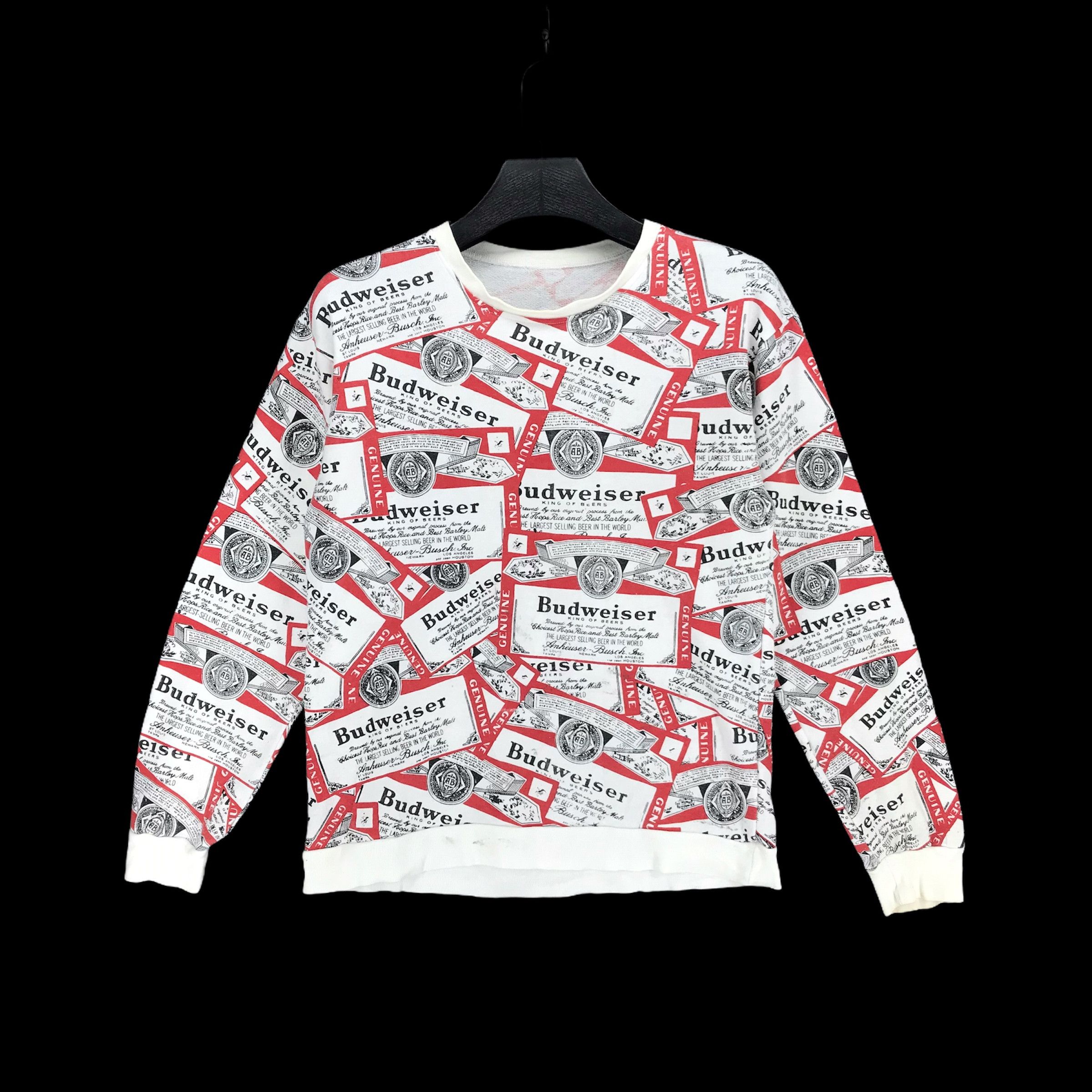 Budweiser BUDWEISER Fullprint Sweatshirts #2448-94 Size US S / EU 44-46 / 1 - 1 Thumbnail