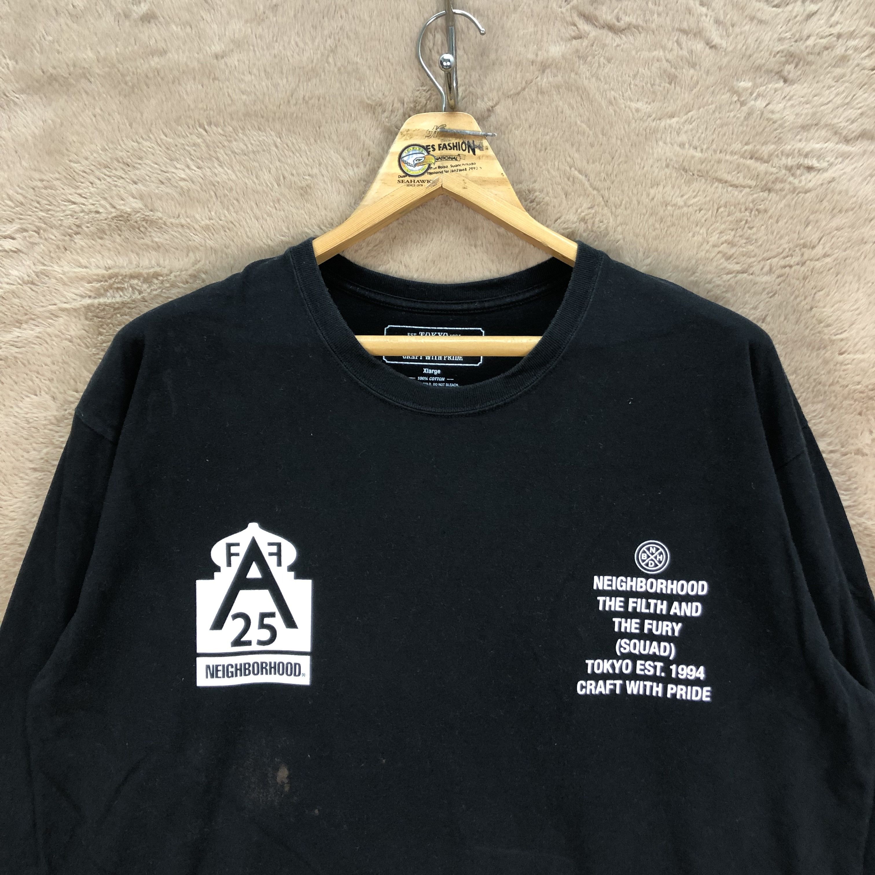 Neighborhood Neighborhood Tokyo 1994 Long Sleeve T Shirt #5361-24 Size US XL / EU 56 / 4 - 2 Thumbnail