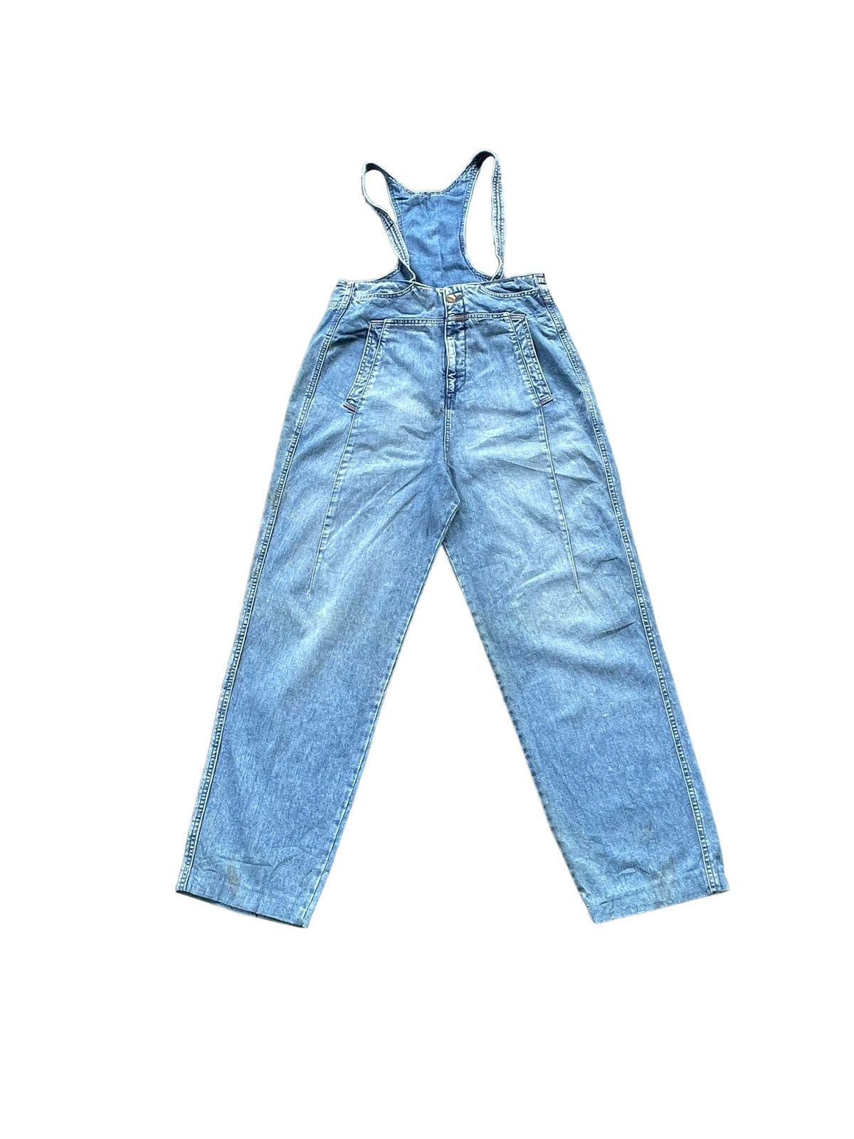 image of Vintage Marithe Francois Girbaud Denim Overall in Blue, Men's (Size 32)