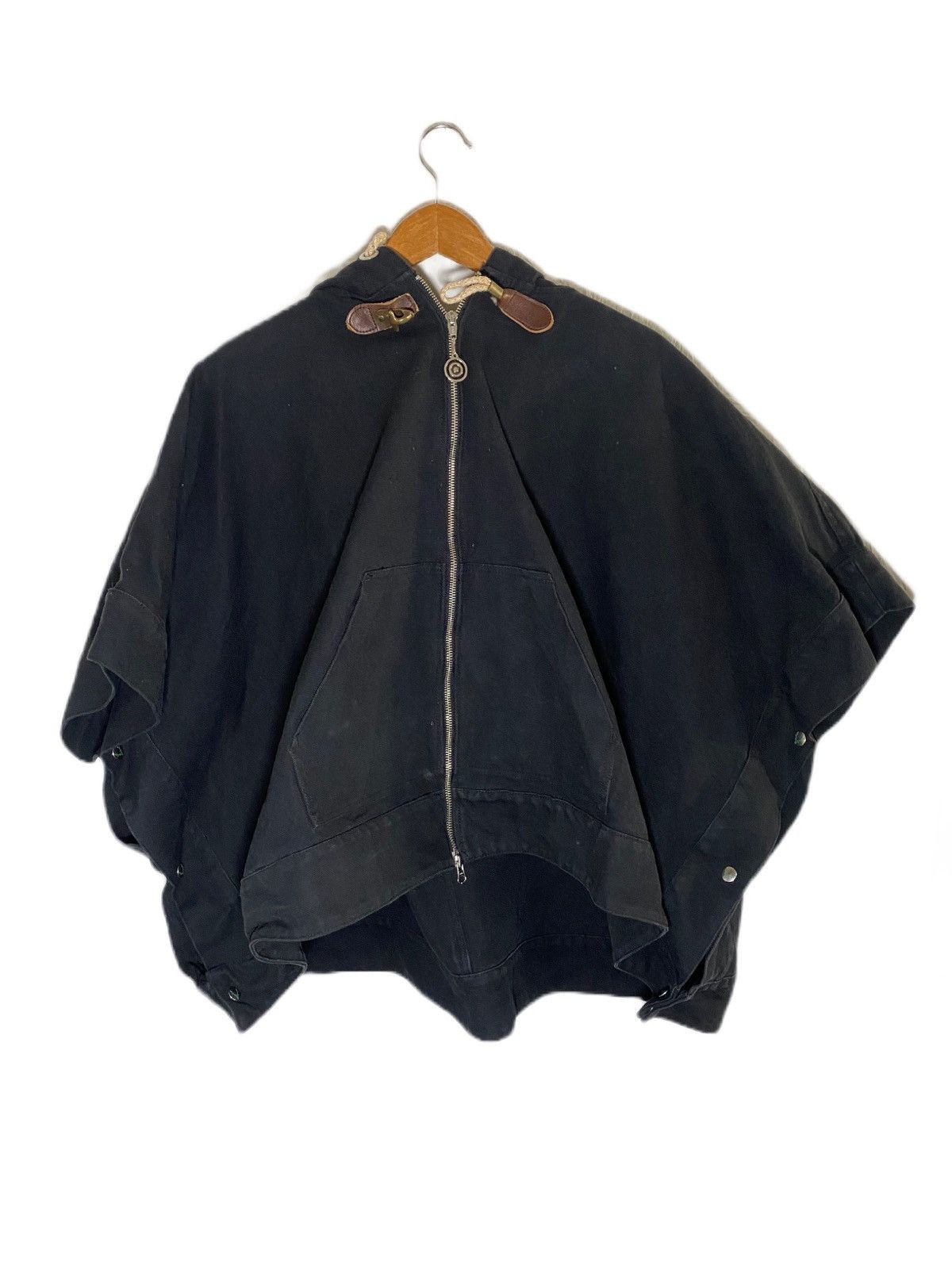 South2 West8 SOUTH2 WEST8 Hooded Poncho Black Size US M / EU 48-50 / 2 - 1 Thumbnail